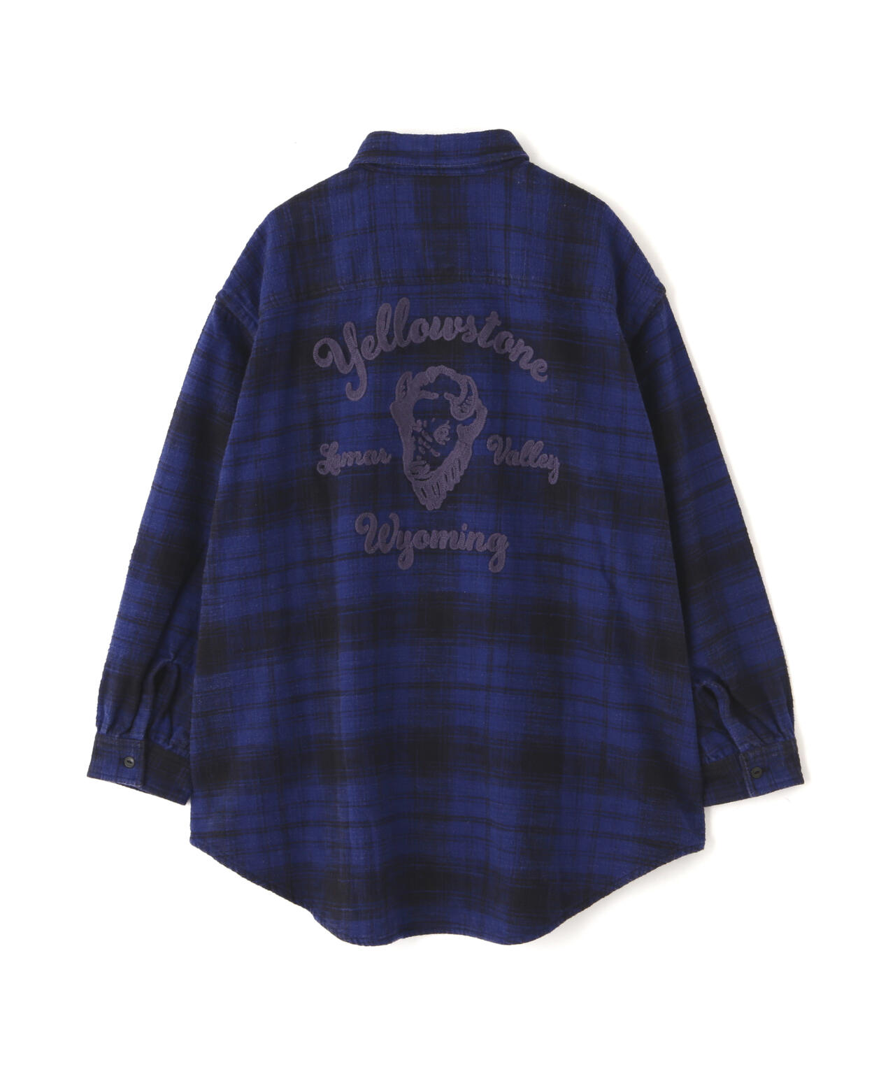 《WOMAN》EMBROIDERY CHECK SHIRT/刺繍チェックシャツ