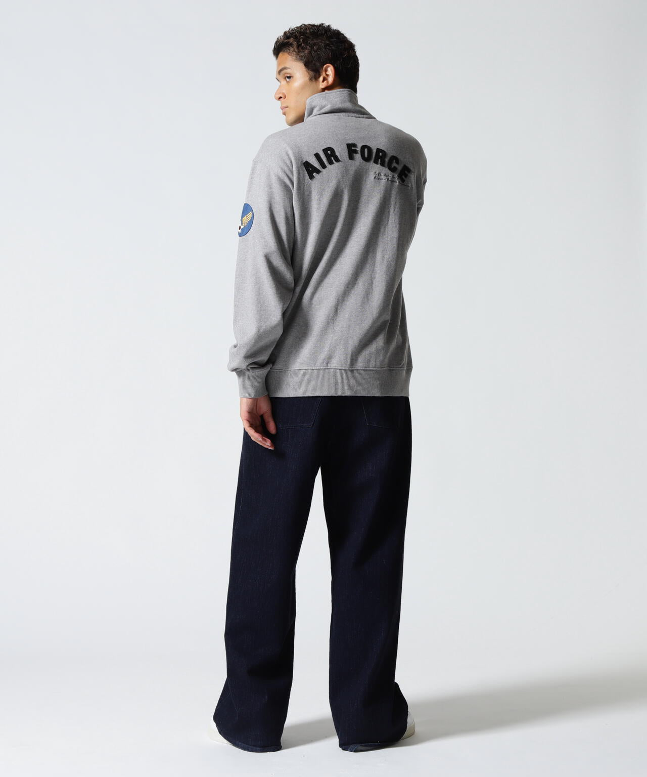 《WEB&DEPOT限定》STAND ZIP UP SWEAT AIR FORCE