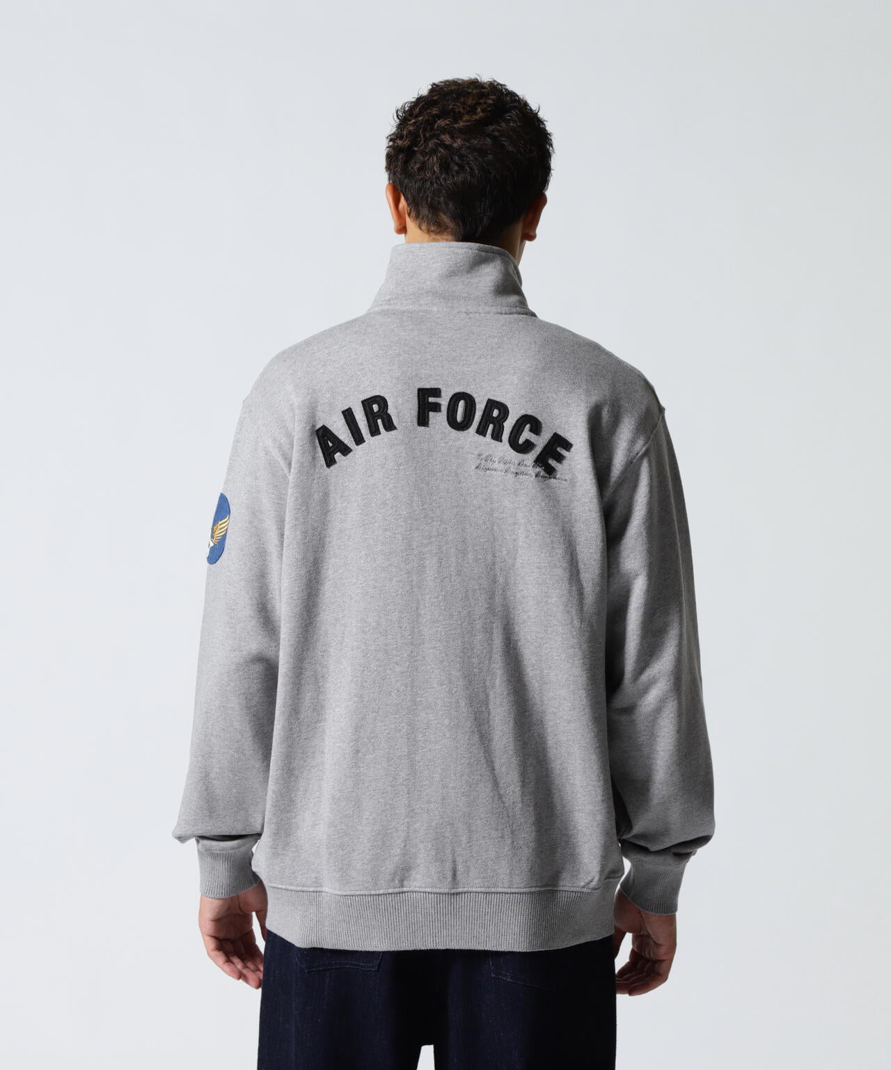 《WEB&DEPOT限定》STAND ZIP UP SWEAT AIR FORCE