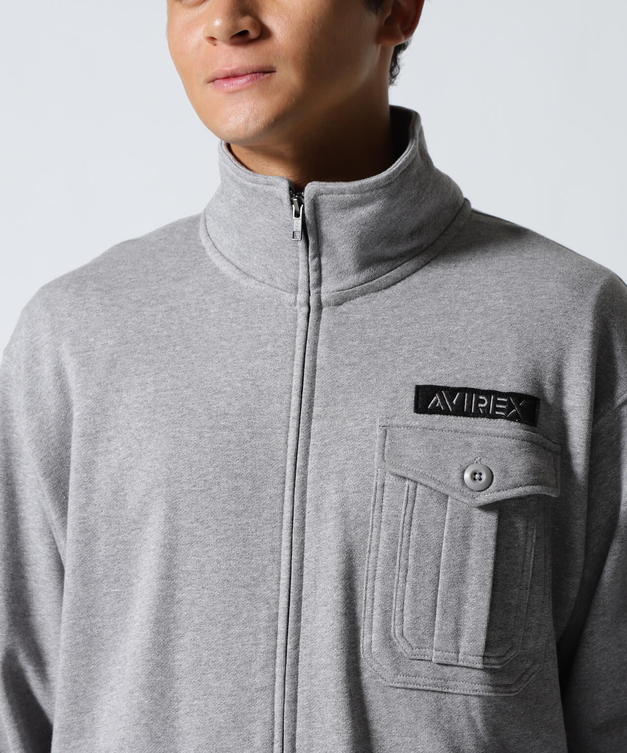 《WEB&DEPOT限定》STAND ZIP UP SWEAT AIR FORCE