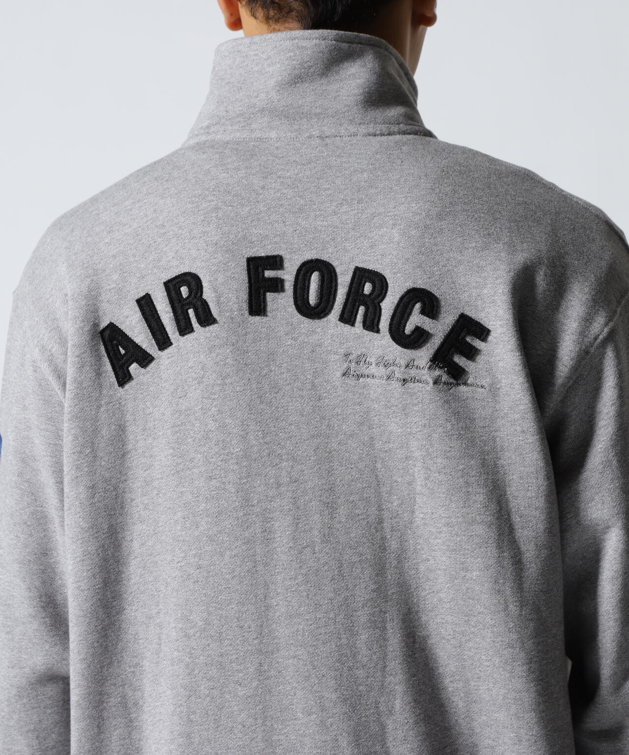 《WEB&DEPOT限定》STAND ZIP UP SWEAT AIR FORCE
