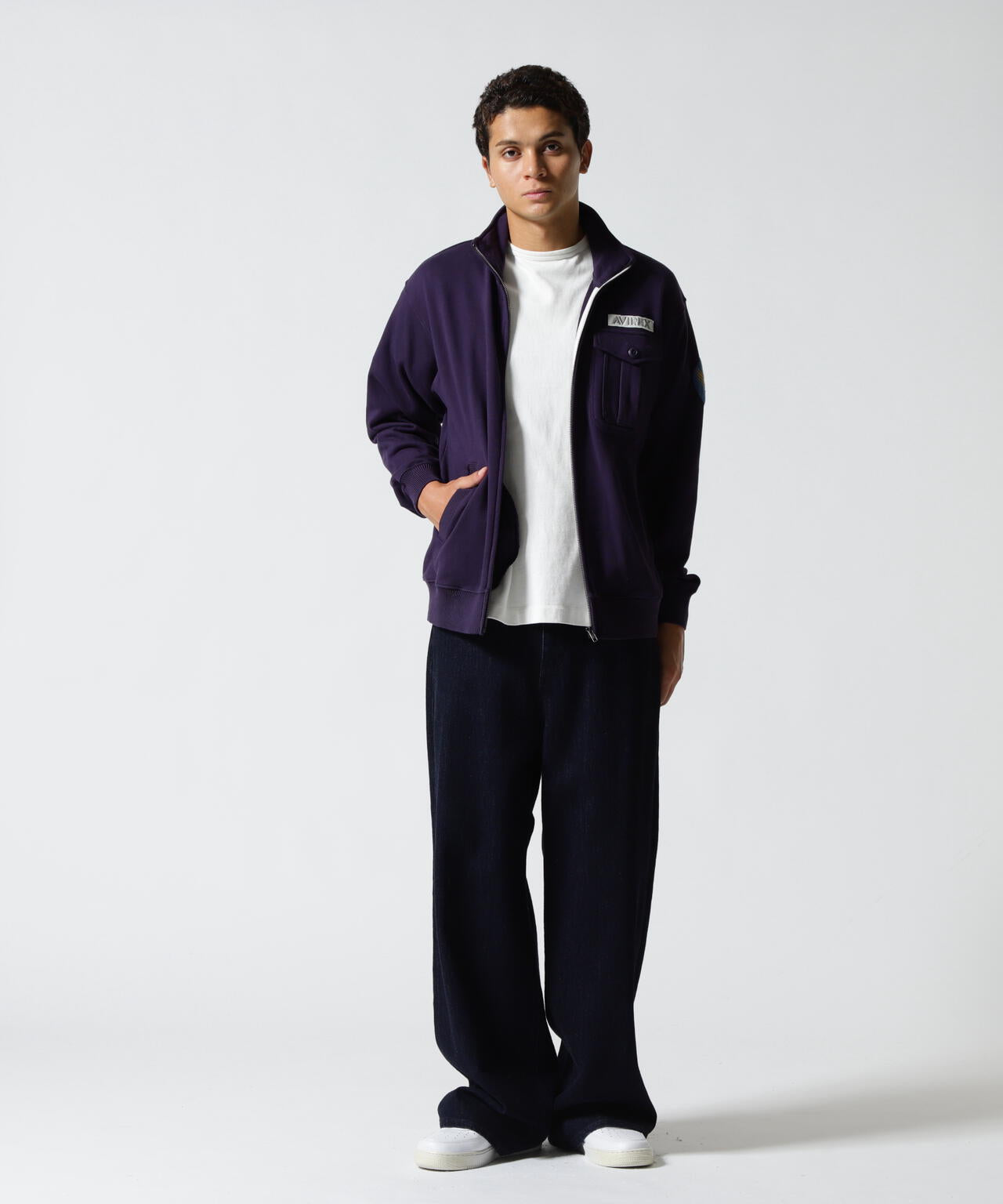 《WEB&DEPOT限定》STAND ZIP UP SWEAT AIR FORCE