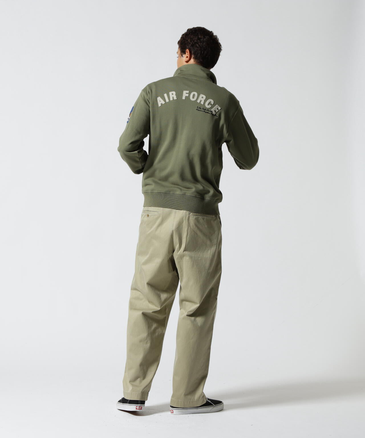 《WEB&DEPOT限定》STAND ZIP UP SWEAT AIR FORCE