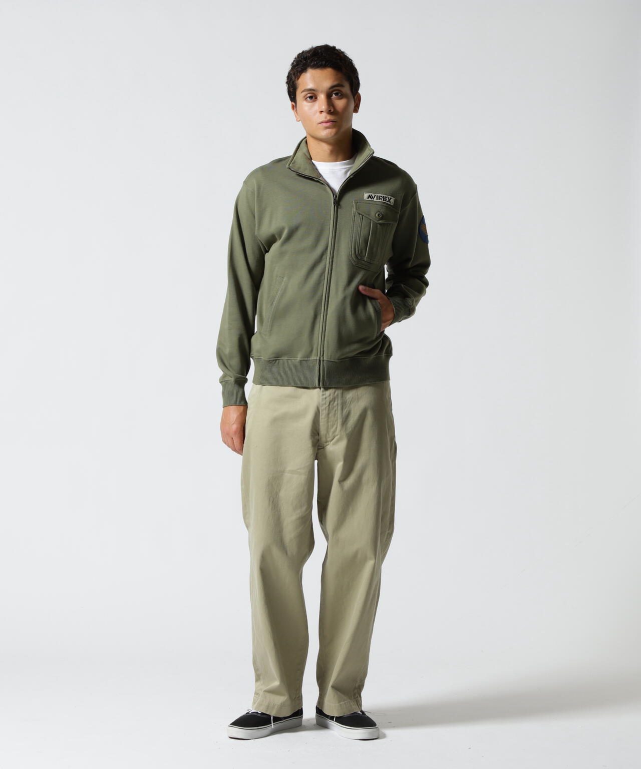 《WEB&DEPOT限定》STAND ZIP UP SWEAT AIR FORCE