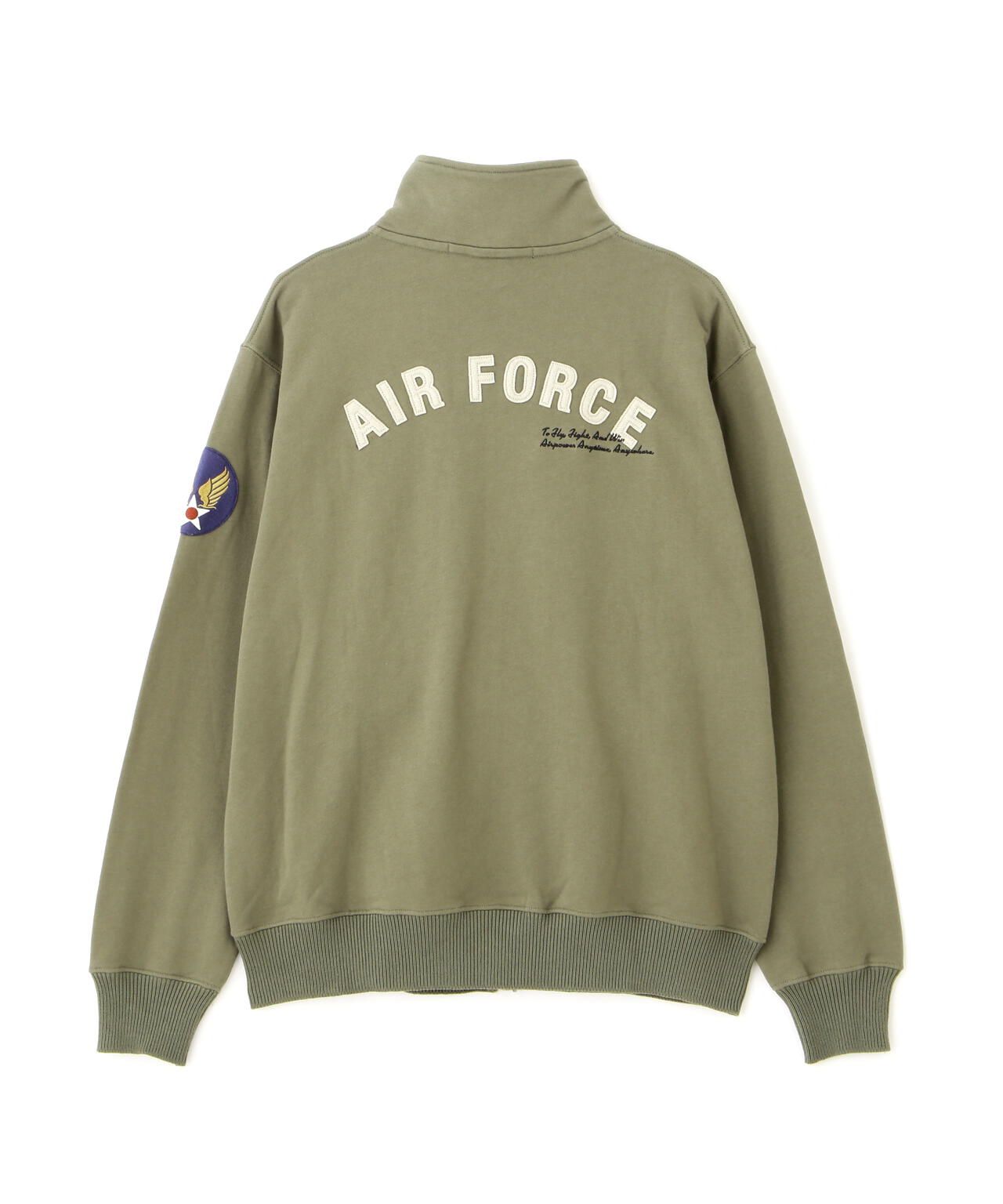 《WEB&DEPOT限定》STAND ZIP UP SWEAT AIR FORCE