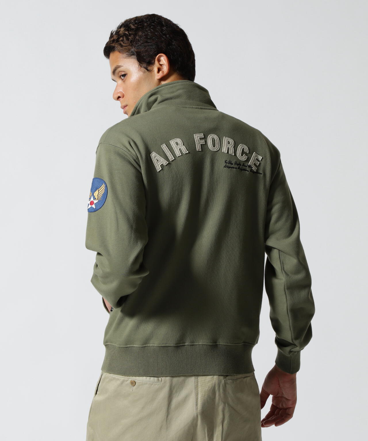 《WEB&DEPOT限定》STAND ZIP UP SWEAT AIR FORCE