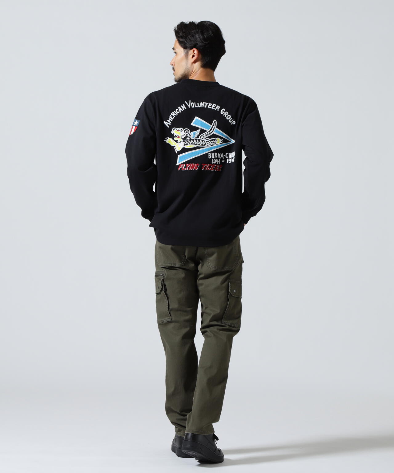 EMB FLYING TIGER L/S T-SHIRT