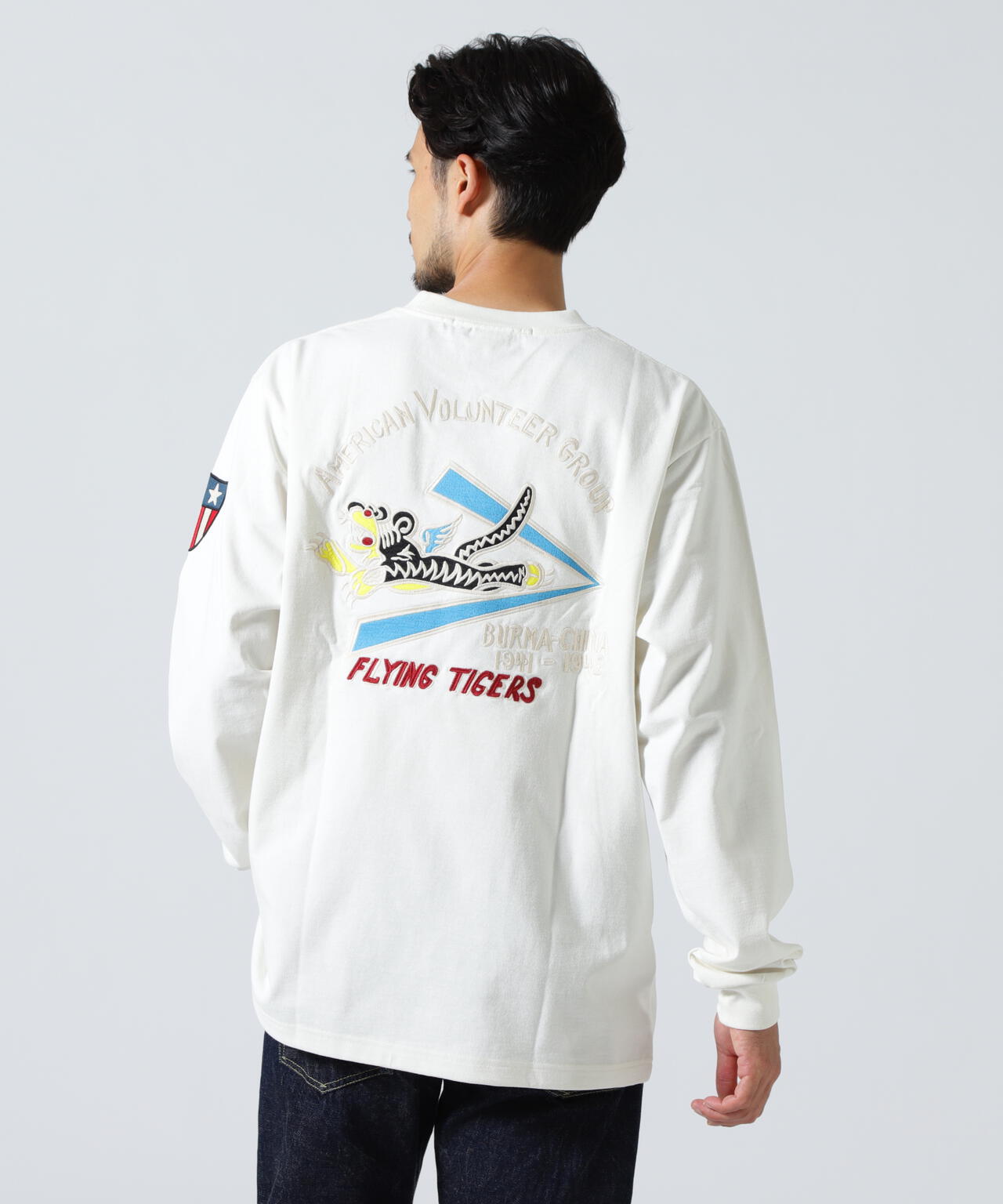 EMB FLYING TIGER L/S T-SHIRT