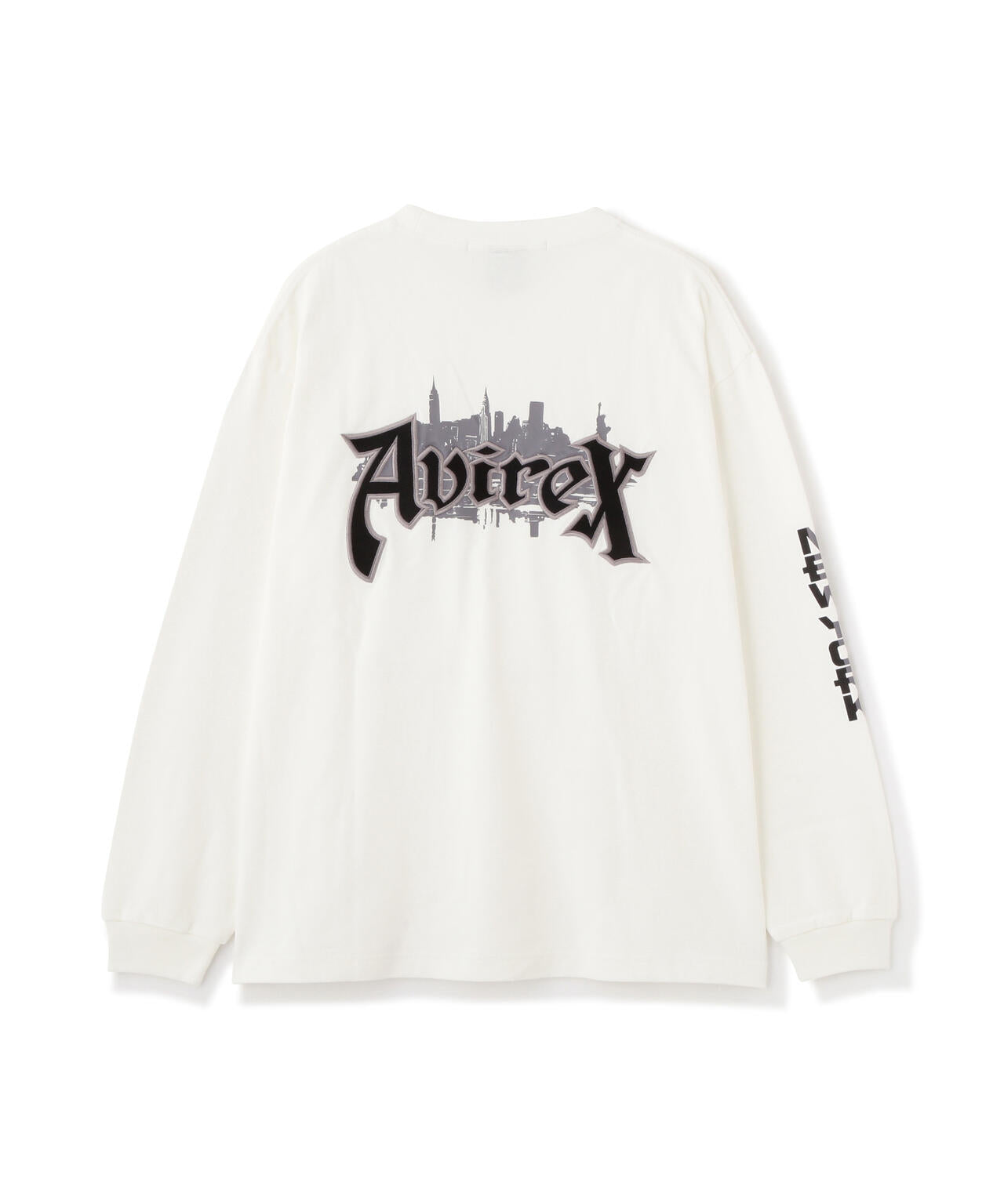 EMB L/S T-SHIRT AVIREX NYC