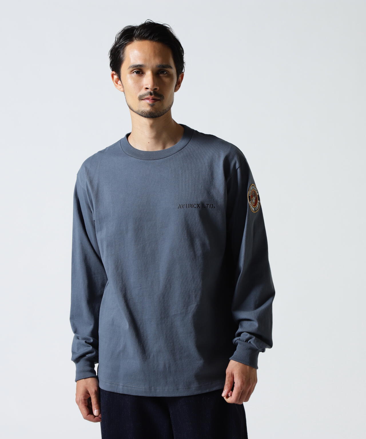 CAMP LEJEUNE PATCHED L/S T-SHIRT