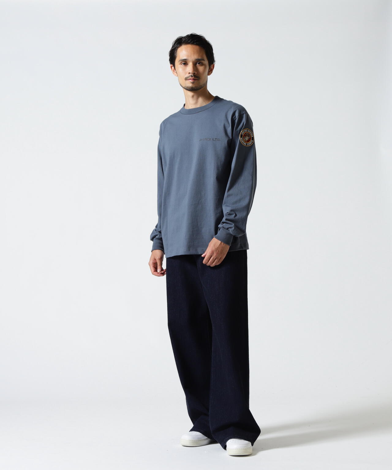 CAMP LEJEUNE PATCHED L/S T-SHIRT