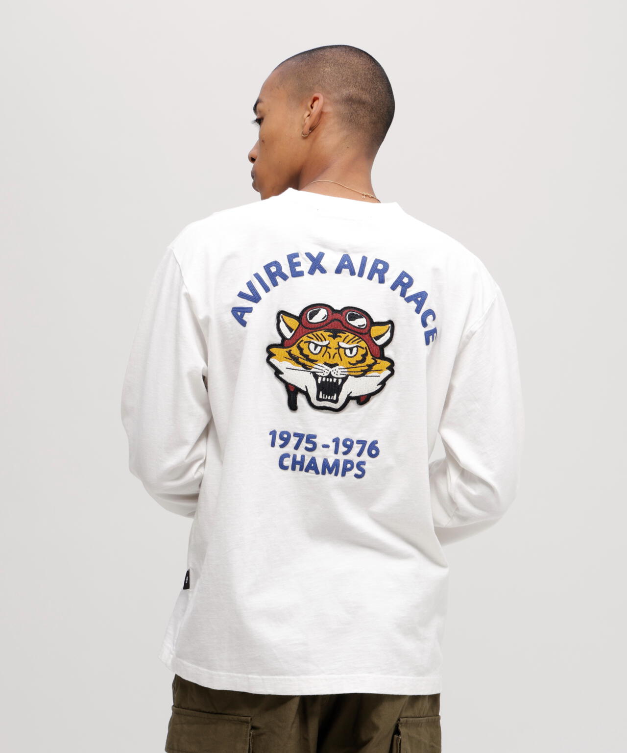 《A.A.R.C》TIGER CHAMPS SLUB L/S T-SHIRT
