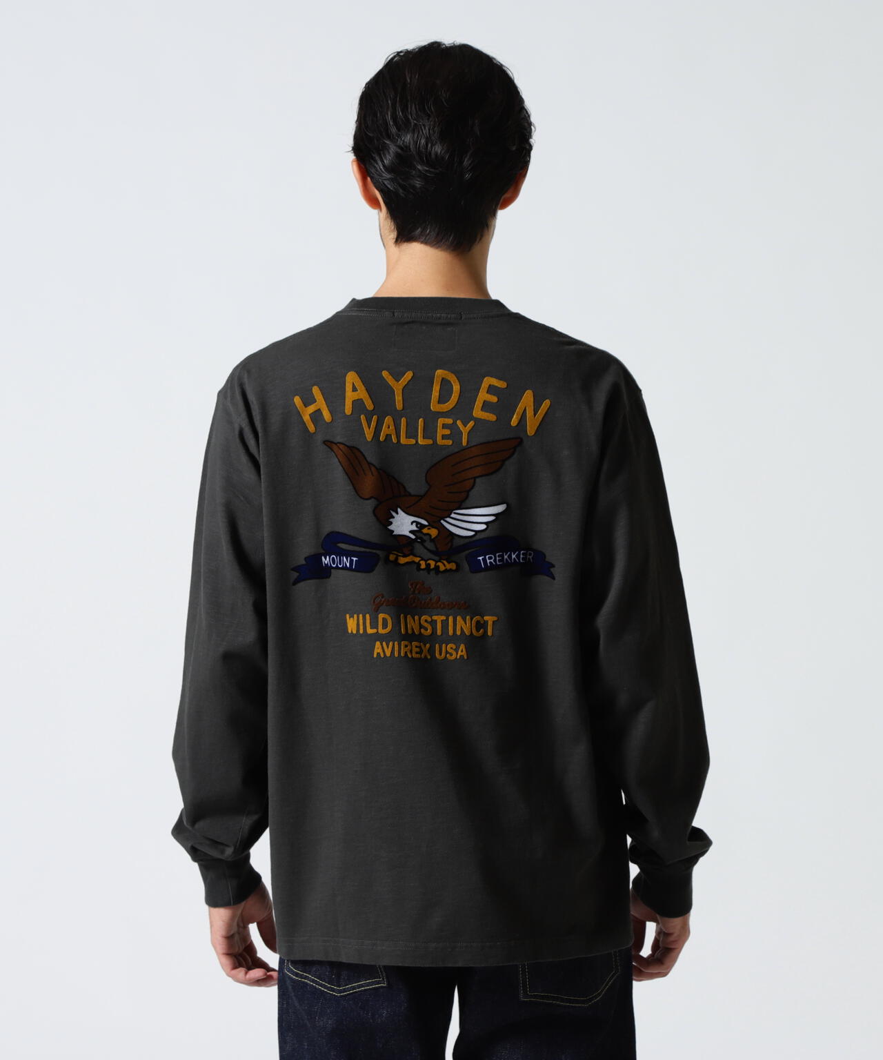 H.V. EAGLE SLUB L/S T-SHIRT