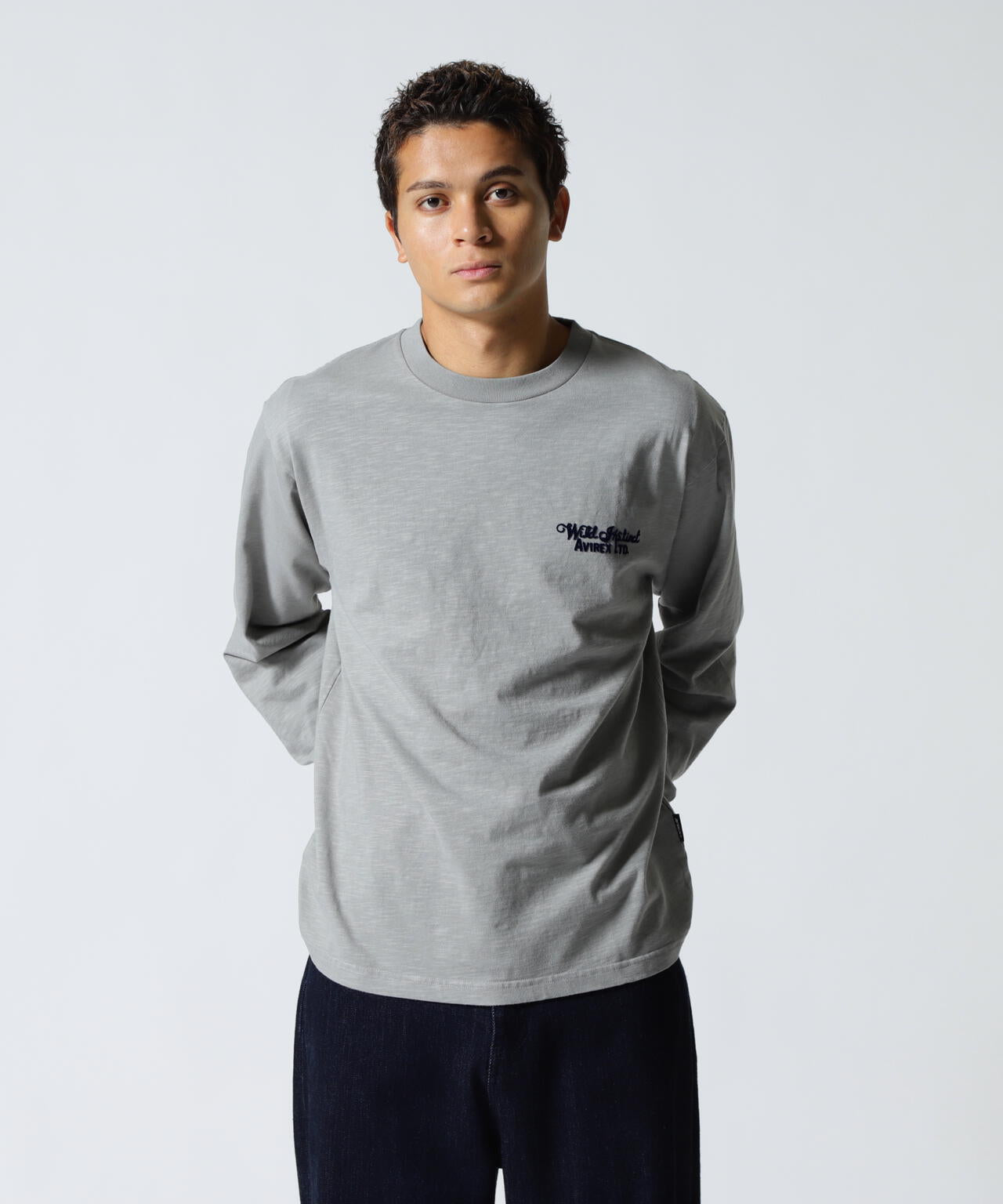H.V. EAGLE SLUB L/S T-SHIRT