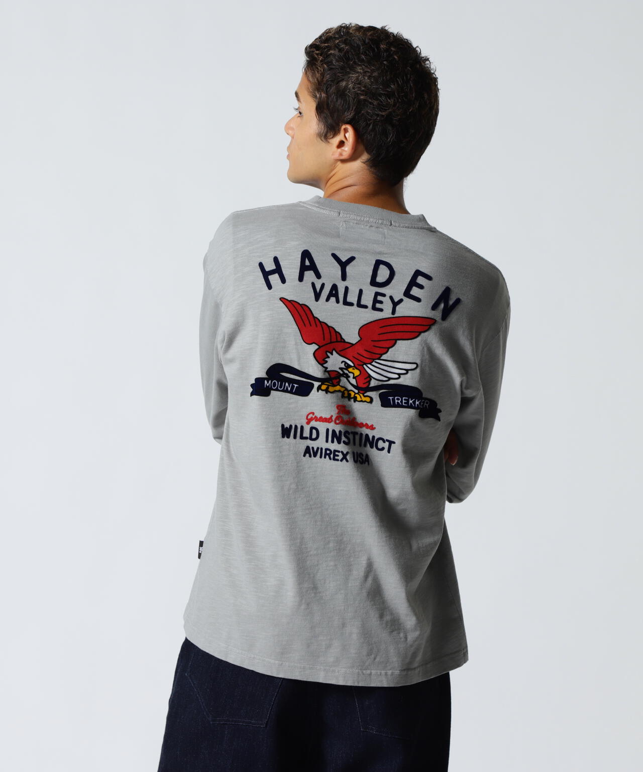 H.V. EAGLE SLUB L/S T-SHIRT
