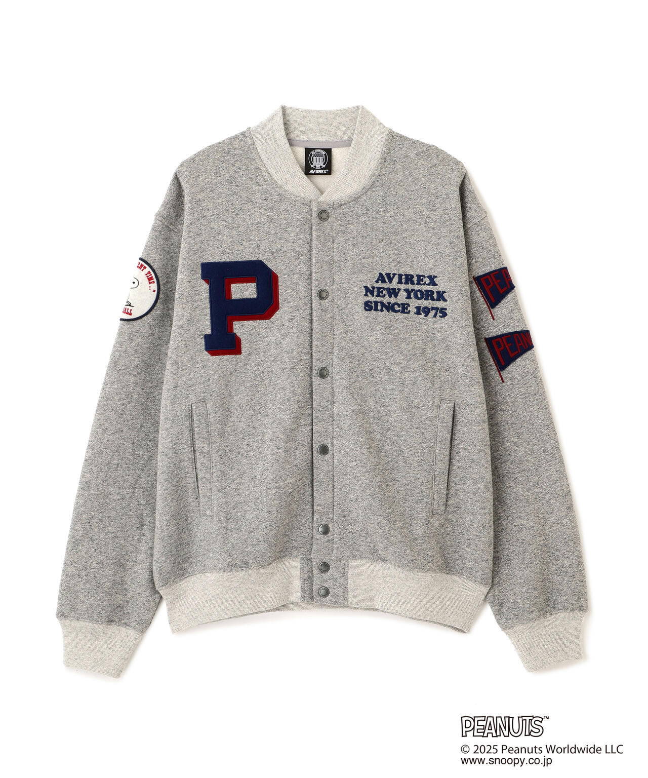 《AVIREX × PEANUTS》SWEAT CARDIGAN