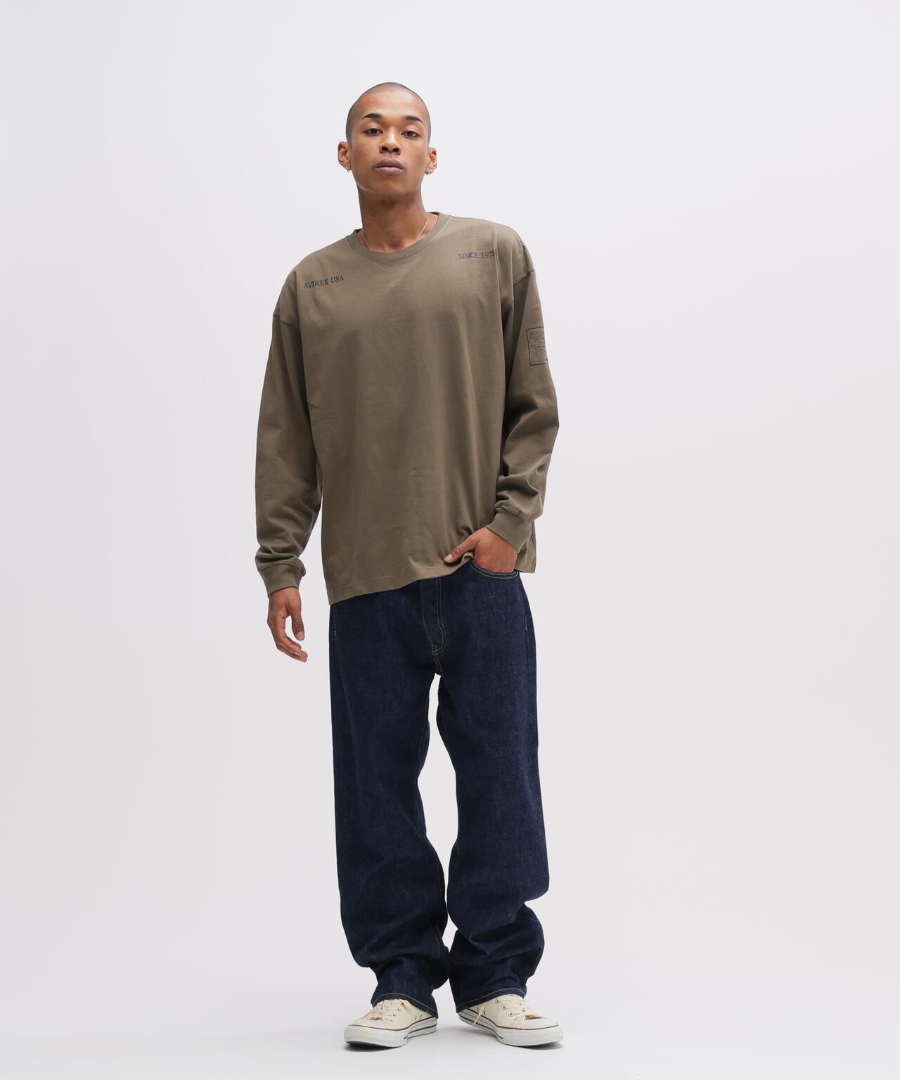 《WEB&DEPOT限定》STENCIL L/S T-SHIRT