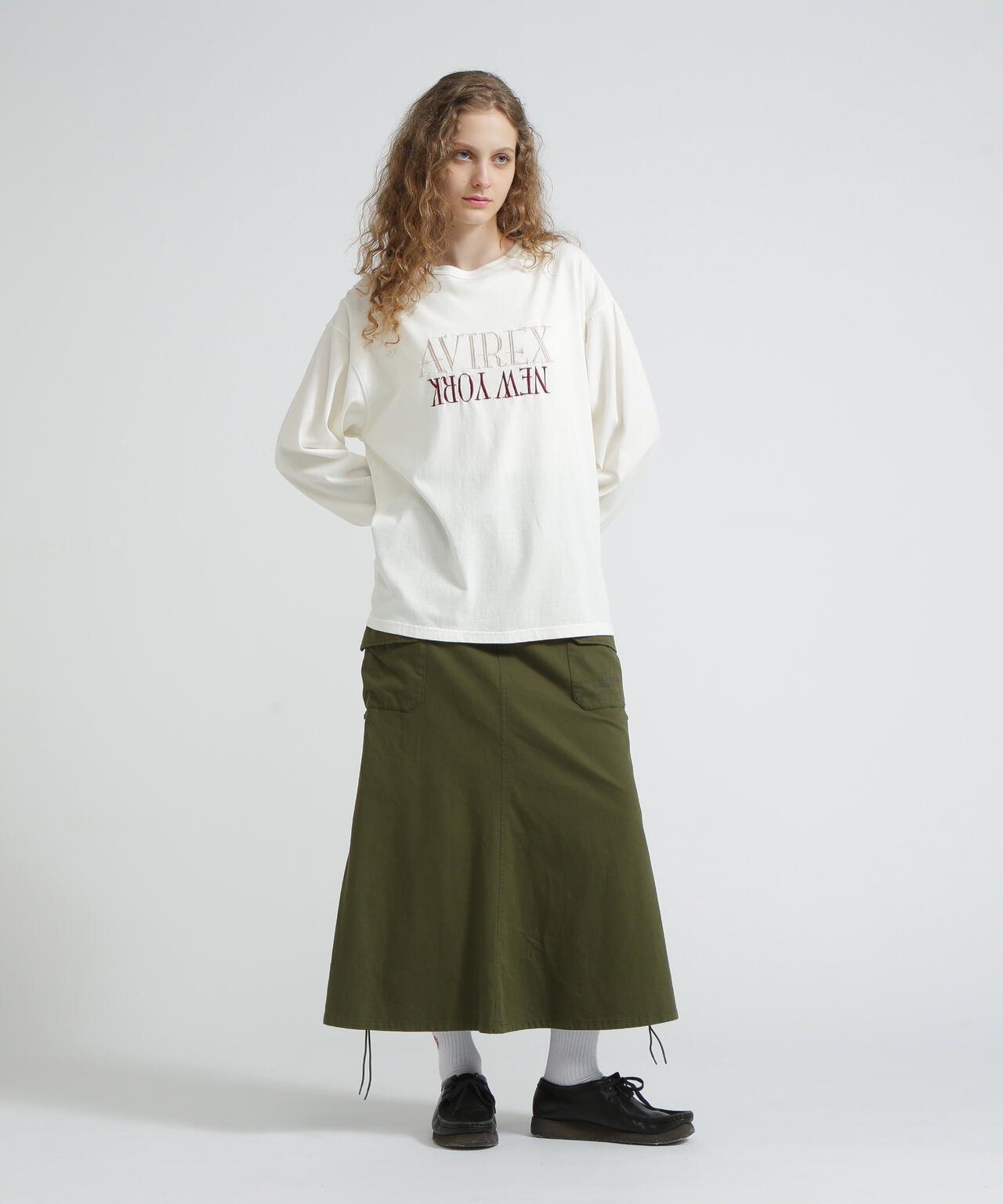 《WOMAN》FADED NEW YORK T-SHIRT/フェイドニューヨークTシャツ