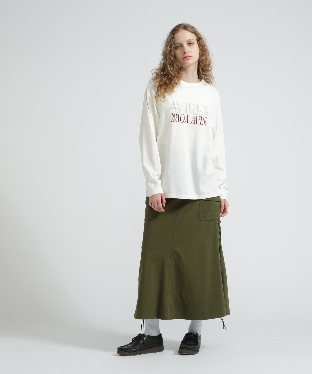《WOMAN》FADED NEW YORK T-SHIRT/フェイドニューヨークTシャツ