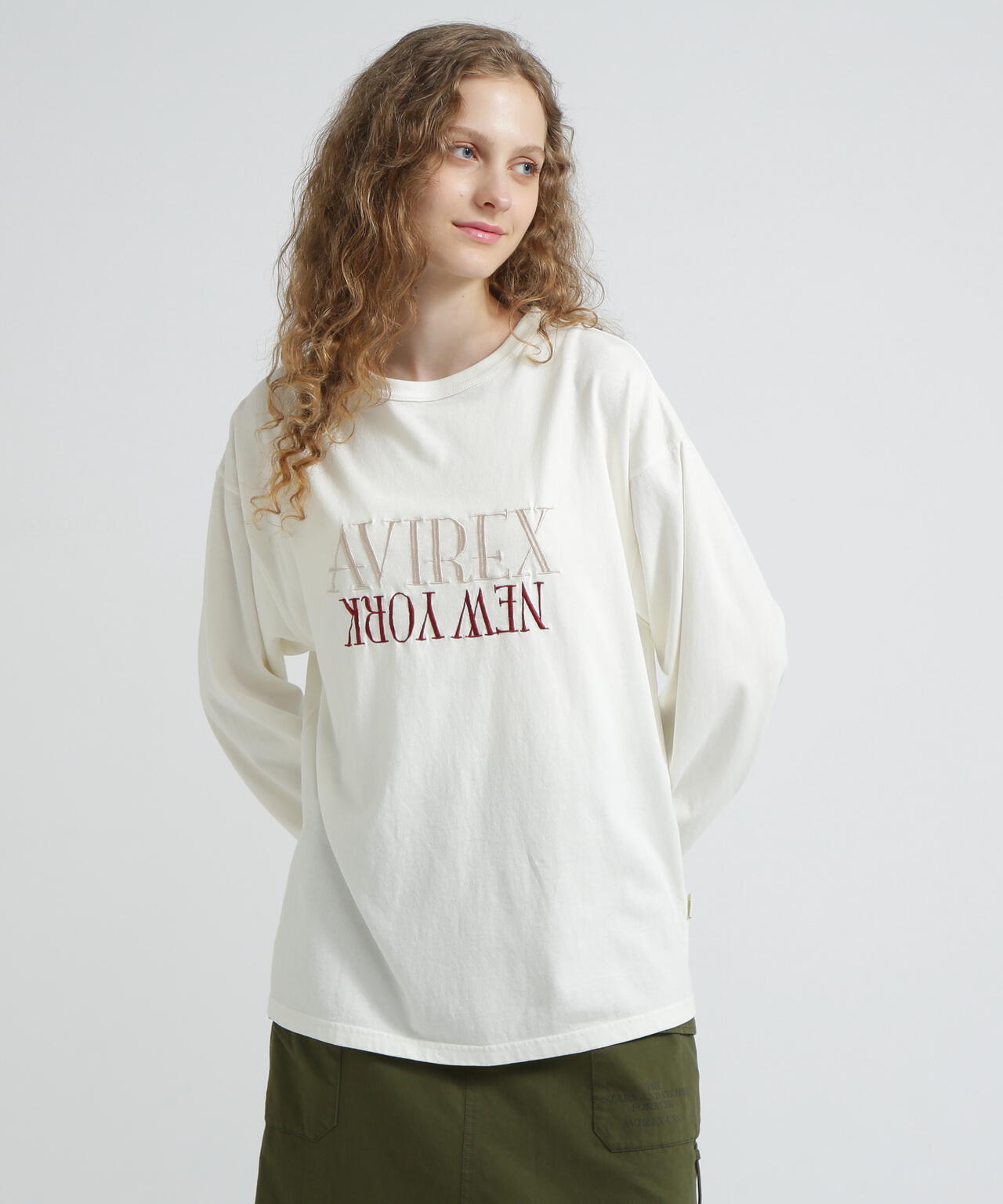 《WOMAN》FADED NEW YORK T-SHIRT/フェイドニューヨークTシャツ