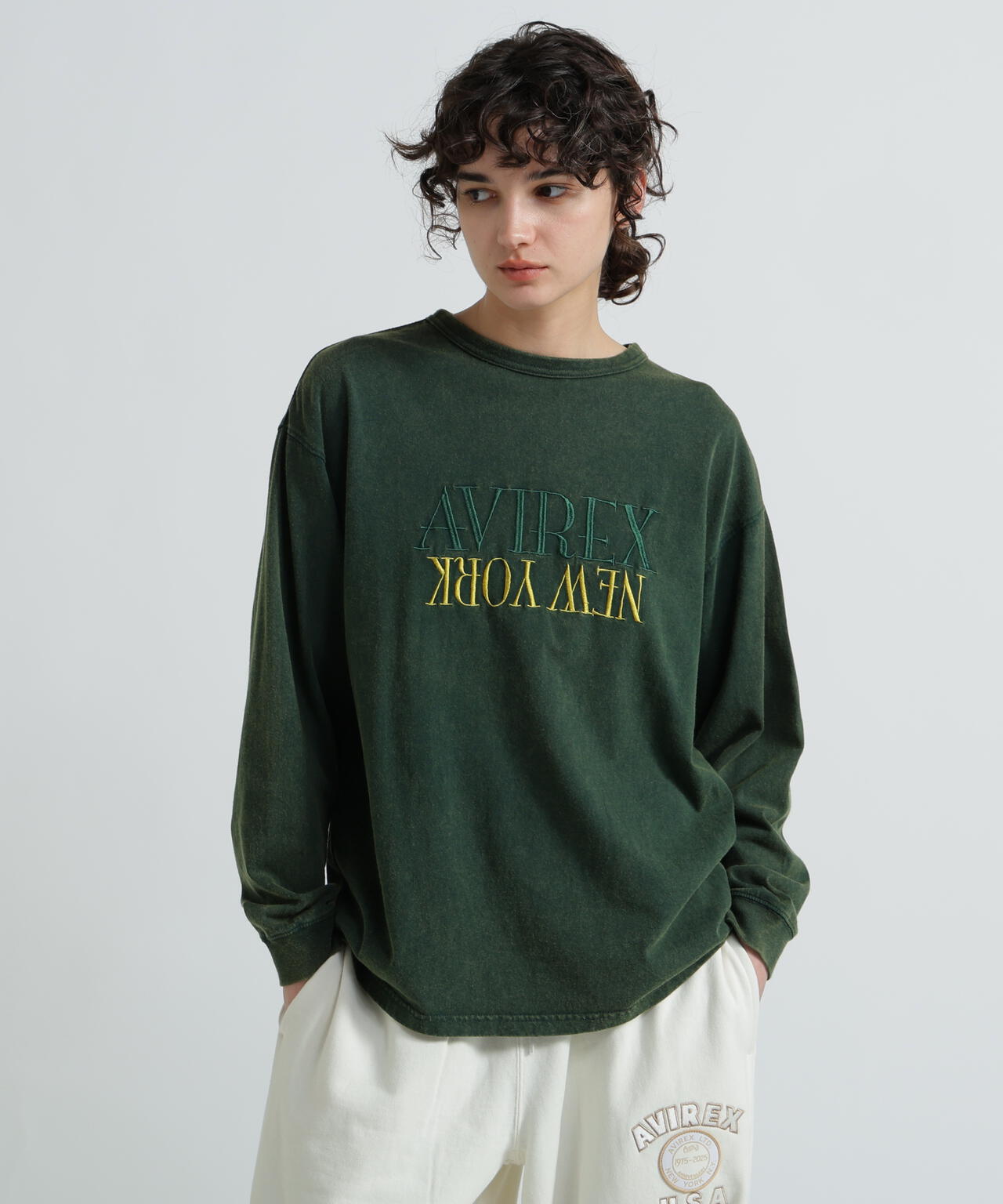 《WOMAN》FADED NEW YORK T-SHIRT/フェイドニューヨークTシャツ
