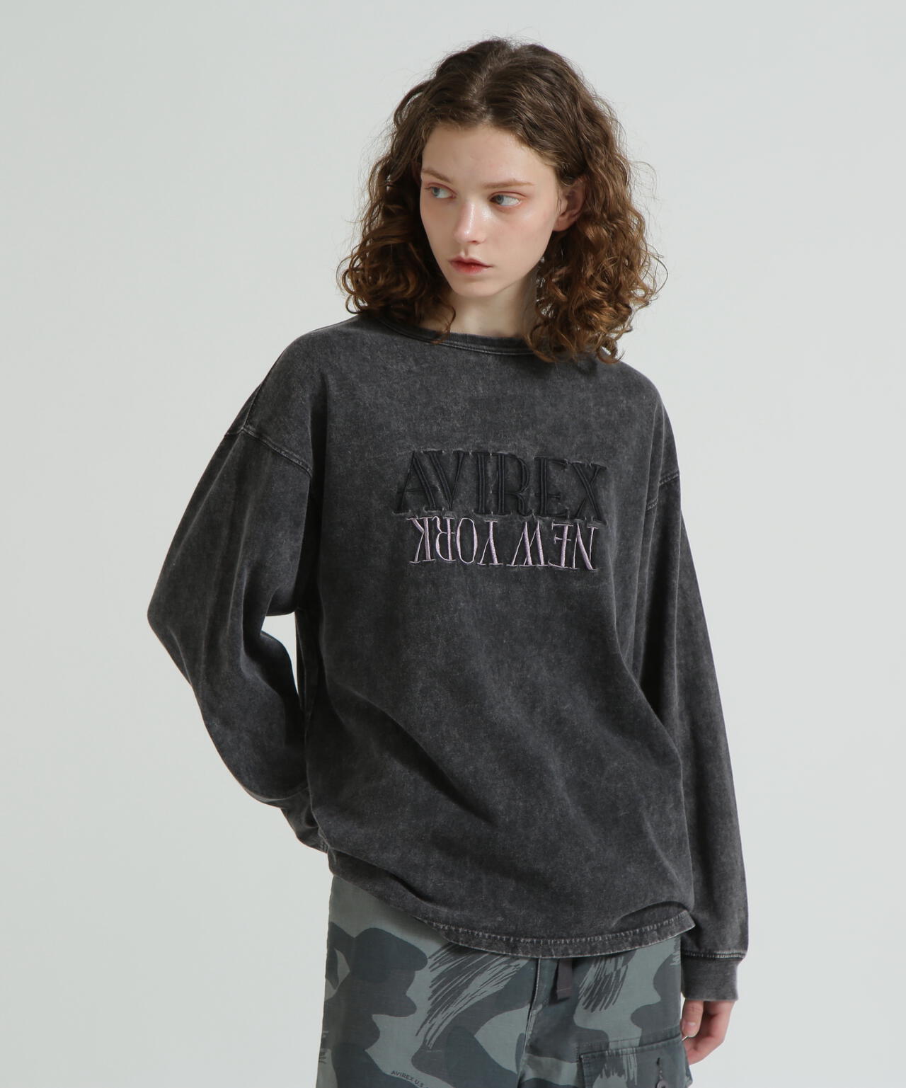《WOMAN》FADED NEW YORK T-SHIRT/フェイドニューヨークTシャツ