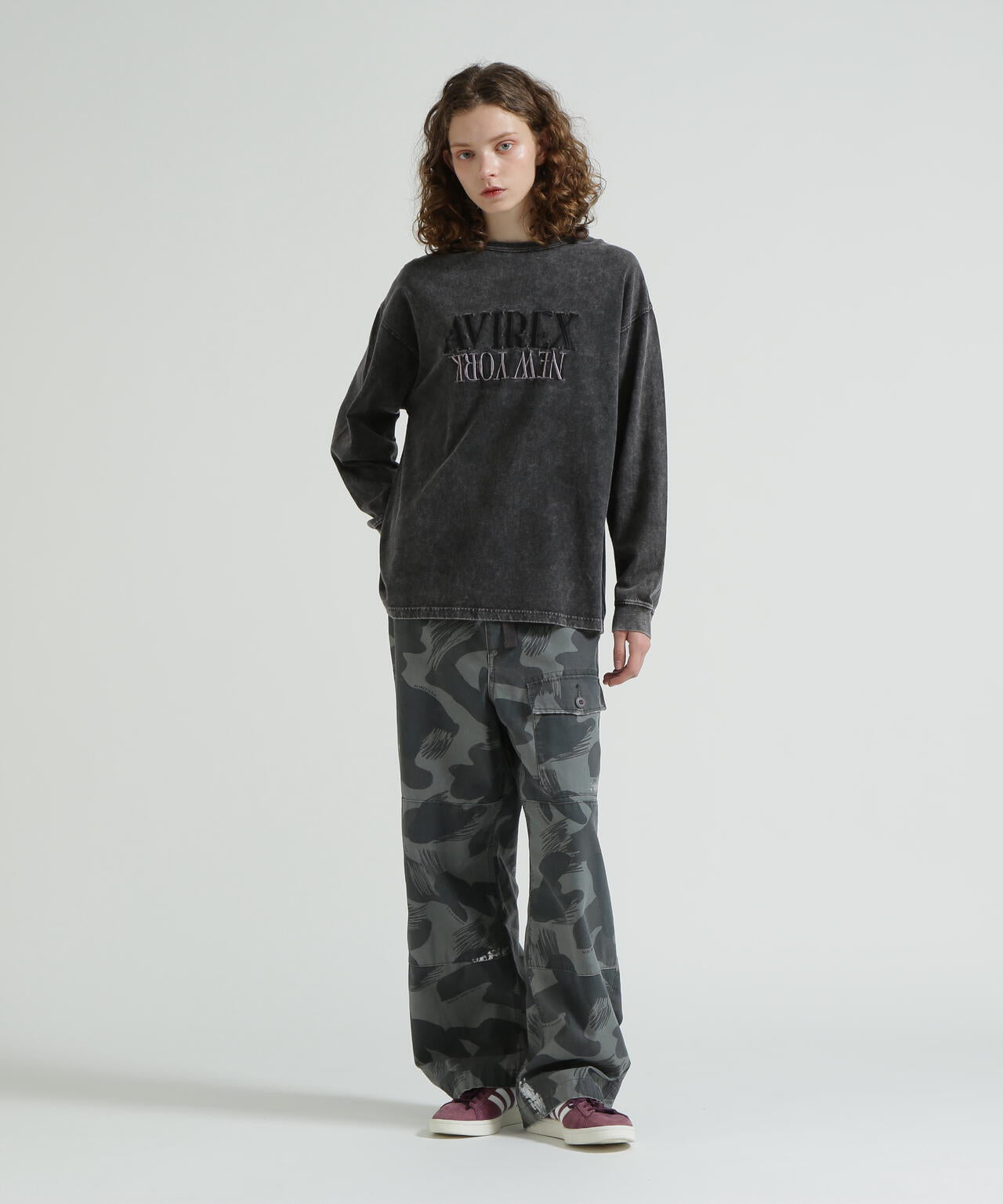 《WOMAN》FADED NEW YORK T-SHIRT/フェイドニューヨークTシャツ