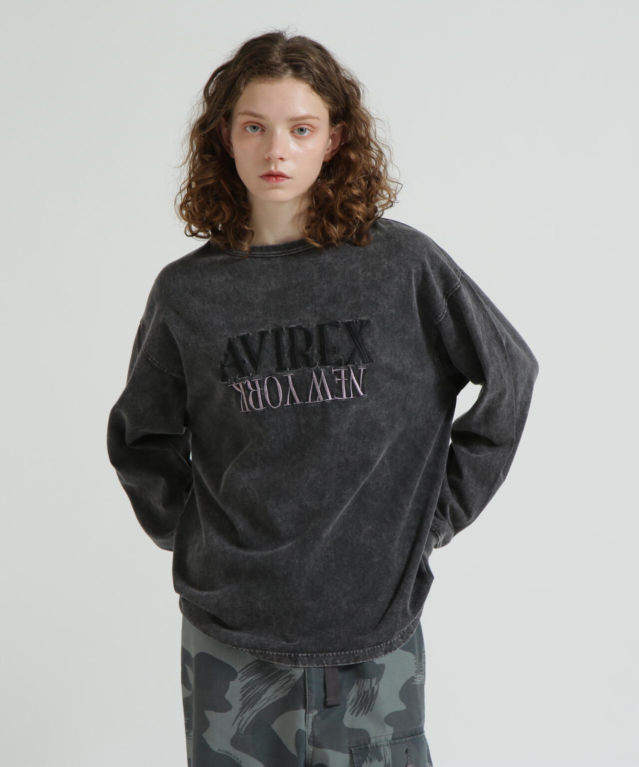 《WOMAN》FADED NEW YORK T-SHIRT/フェイドニューヨークTシャツ