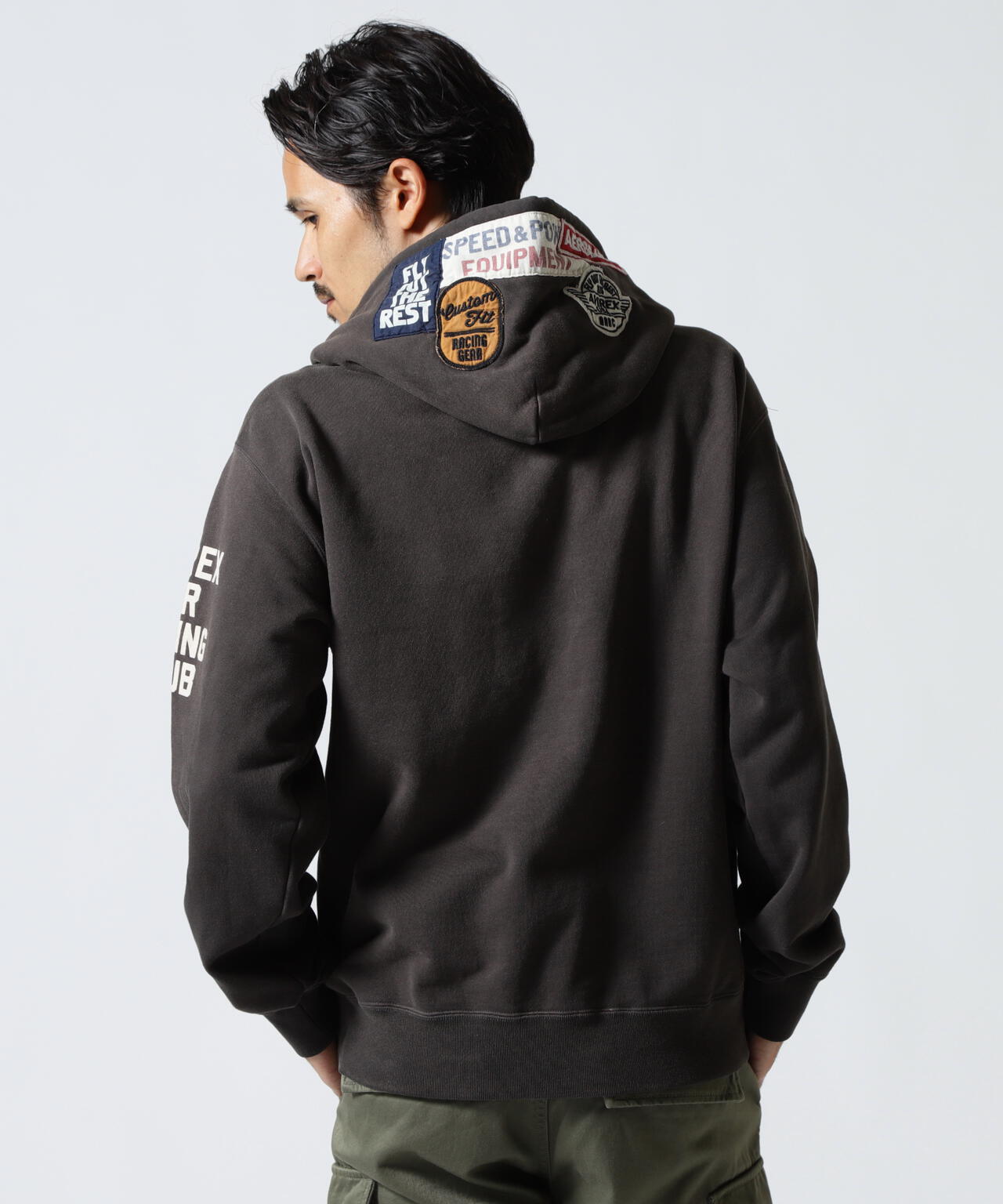 《A.A.R.C》PATCHED SWEAT HOODIE