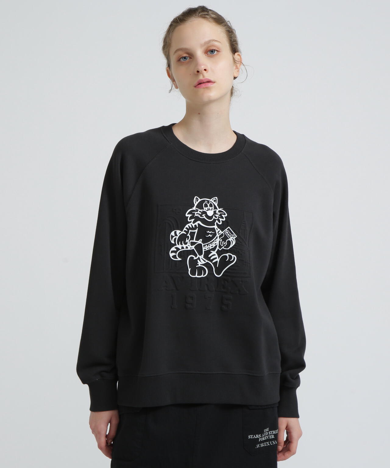 EMBOSS TOMCAT SWEAT/エンボストムキャットスウェット