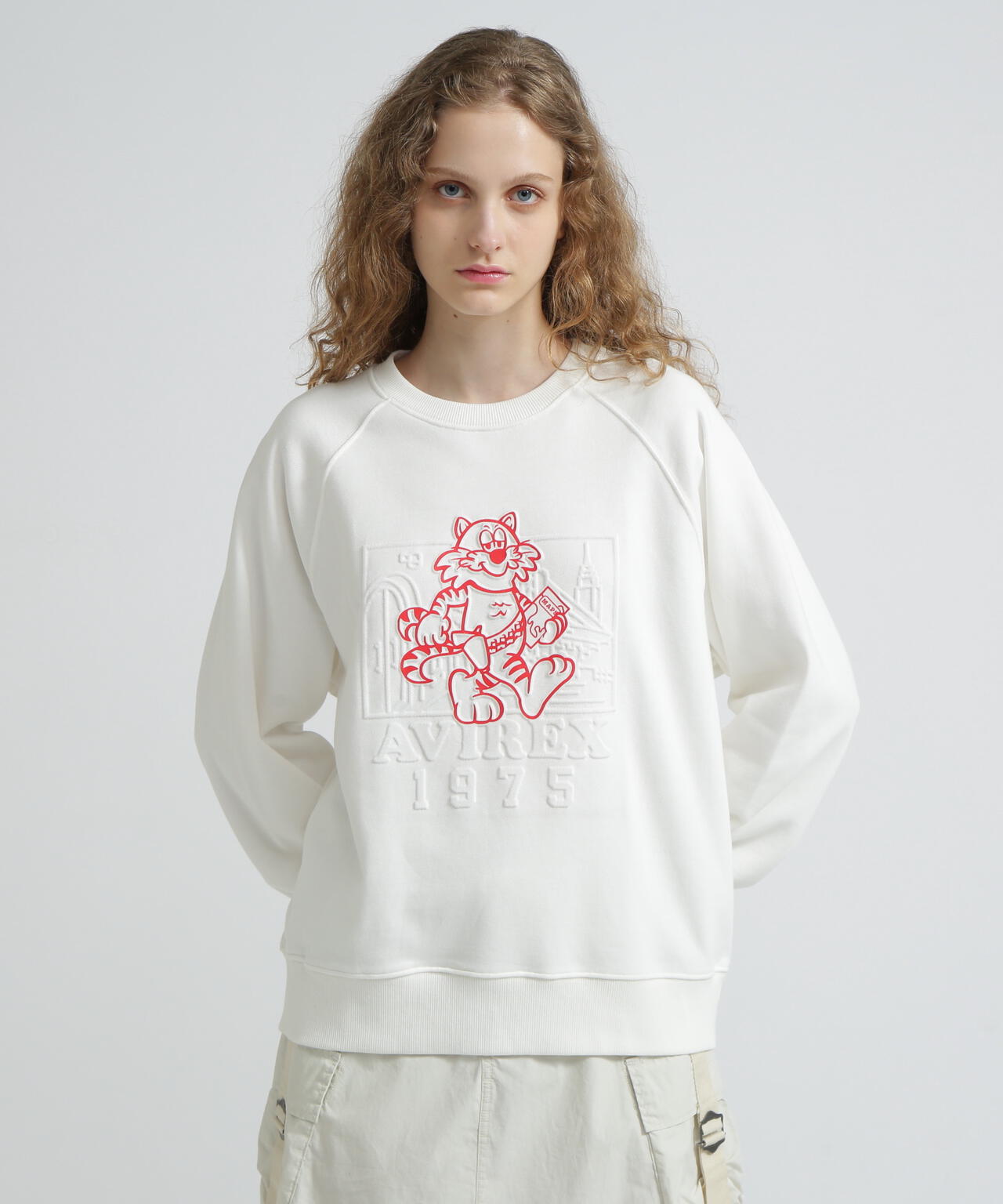 EMBOSS TOMCAT SWEAT/エンボストムキャットスウェット