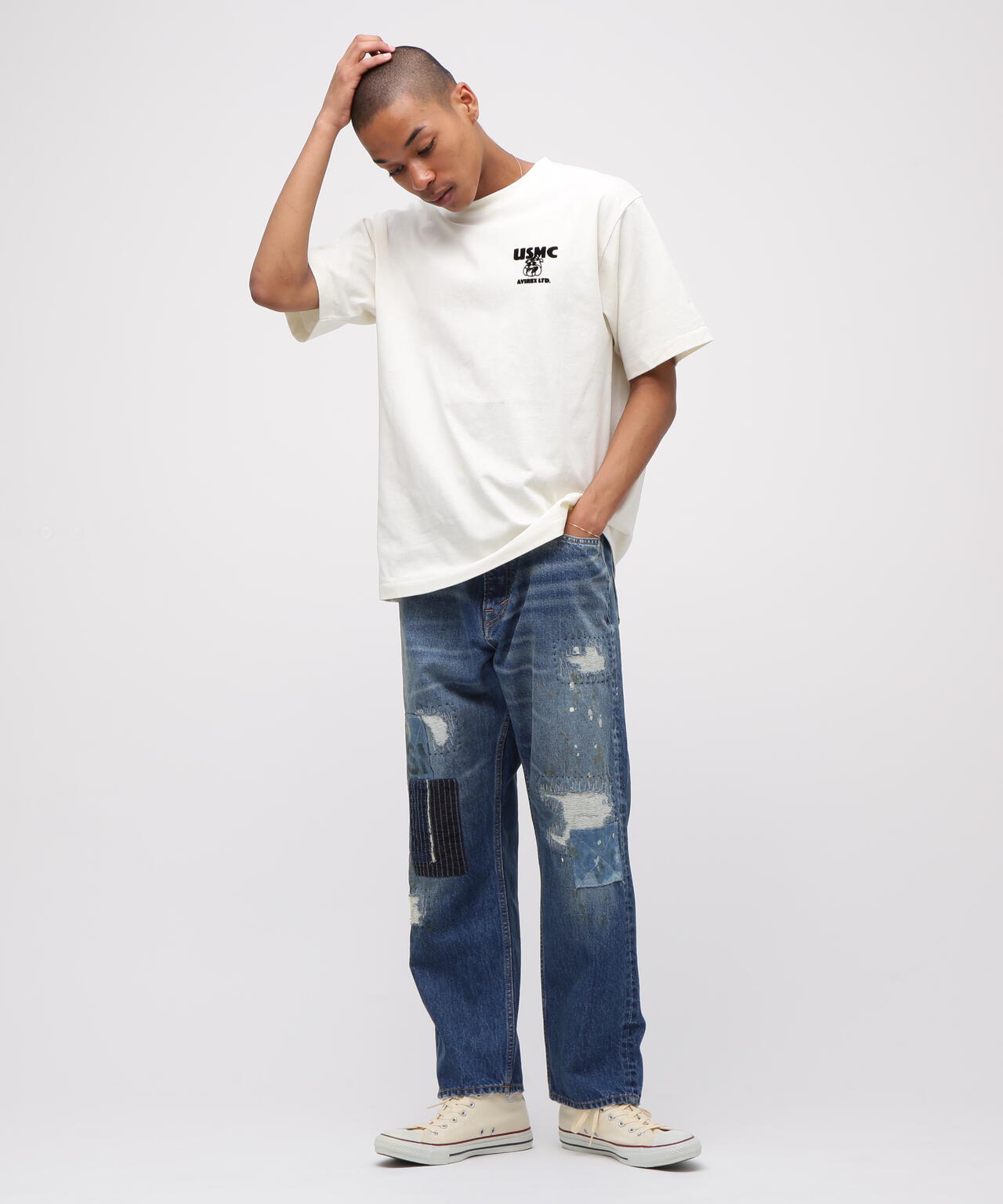 USMC BULLDOG T-SHIRT / ブルドック 半袖Tシャツ