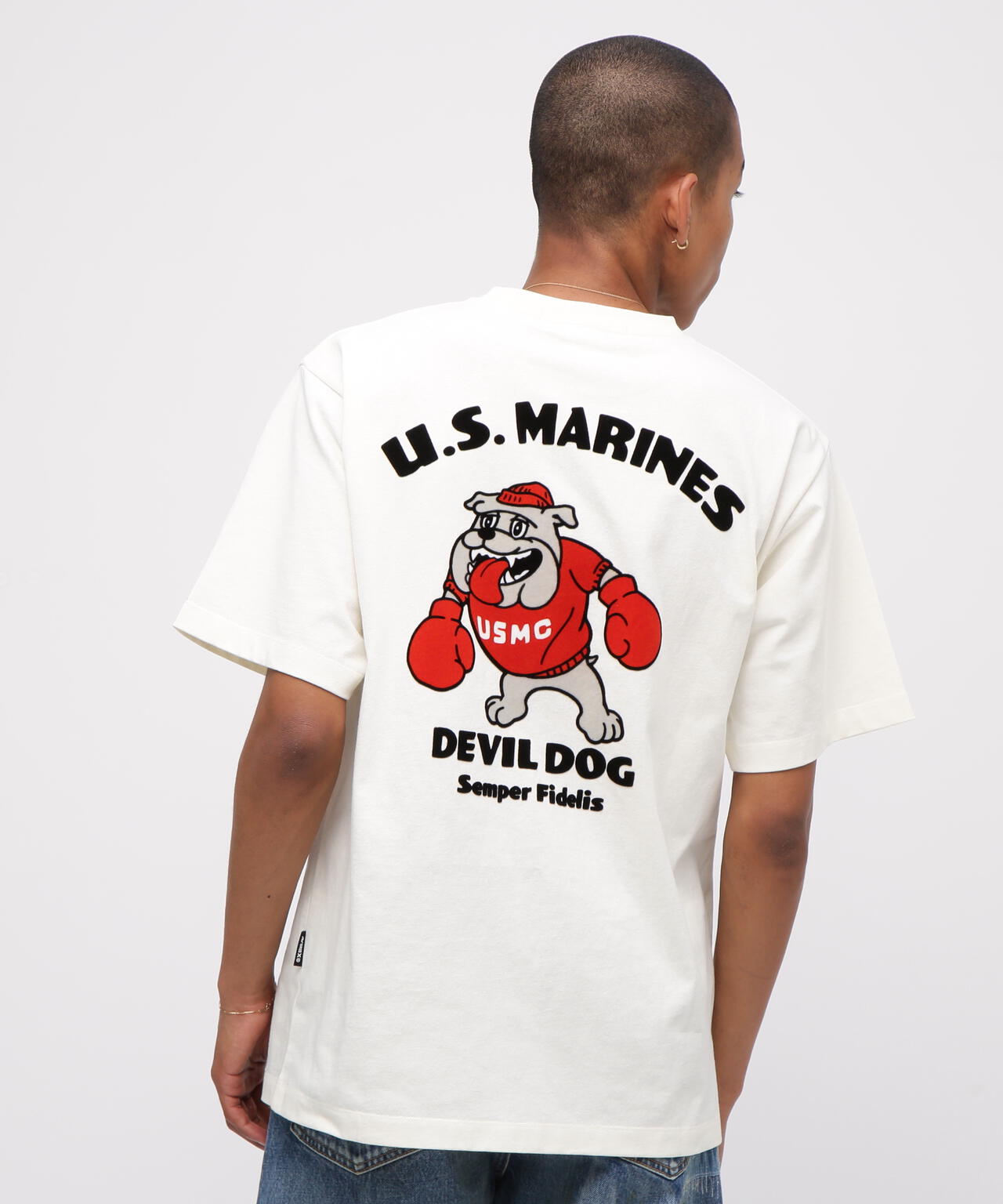 USMC BULLDOG T-SHIRT / ブルドック 半袖Tシャツ