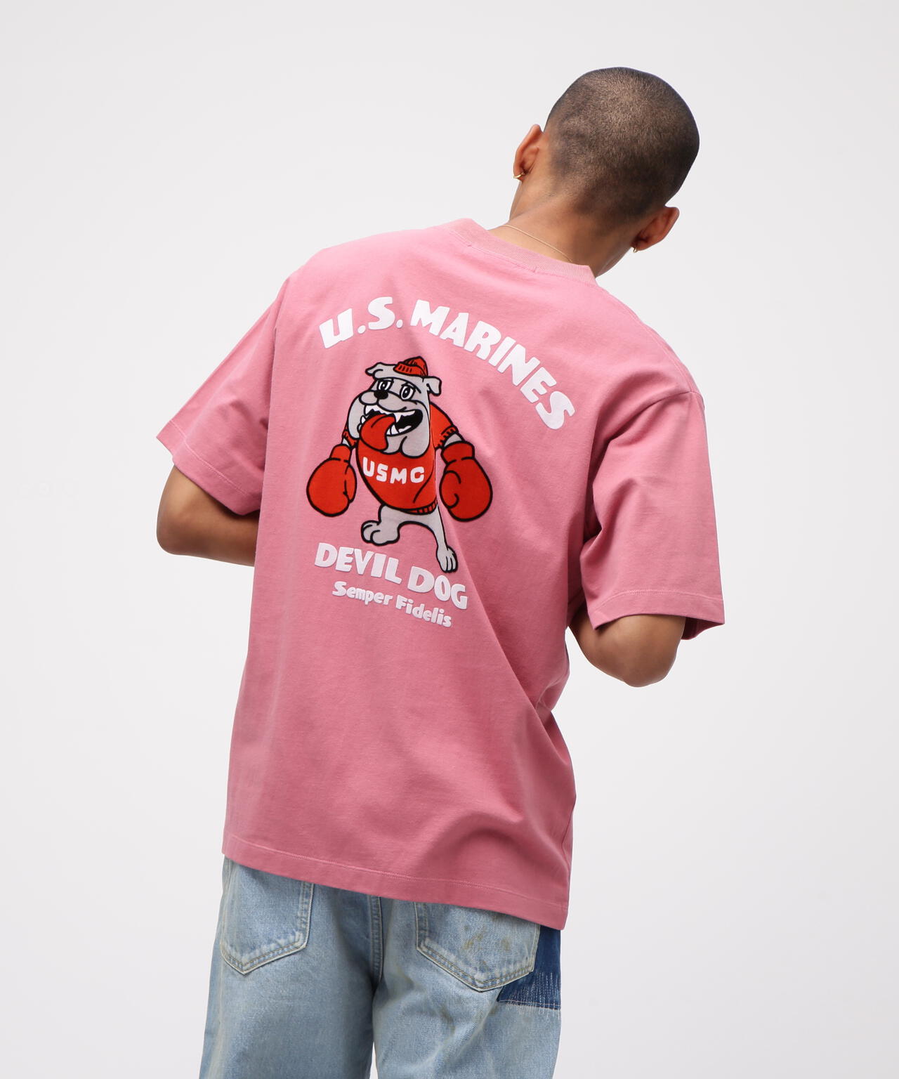 USMC BULLDOG T-SHIRT / ブルドック 半袖Tシャツ