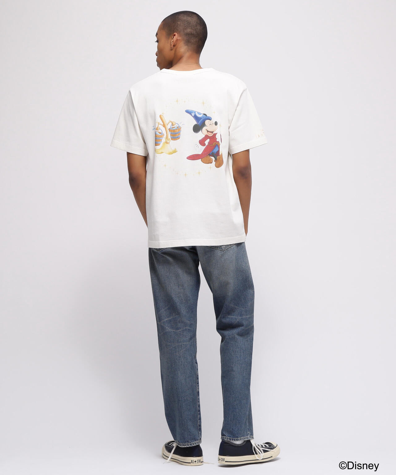 《Disney Collection》FANTASIA / MICKEY MOUSE / BROOM T-SHIRT