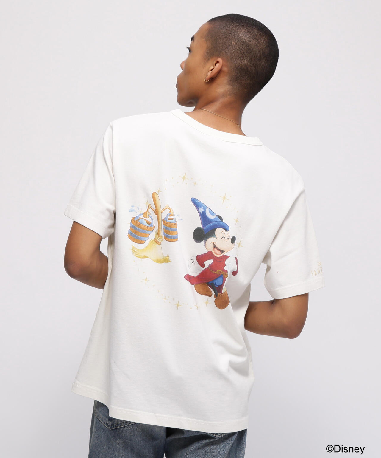 《Disney Collection》FANTASIA / MICKEY MOUSE / BROOM T-SHIRT