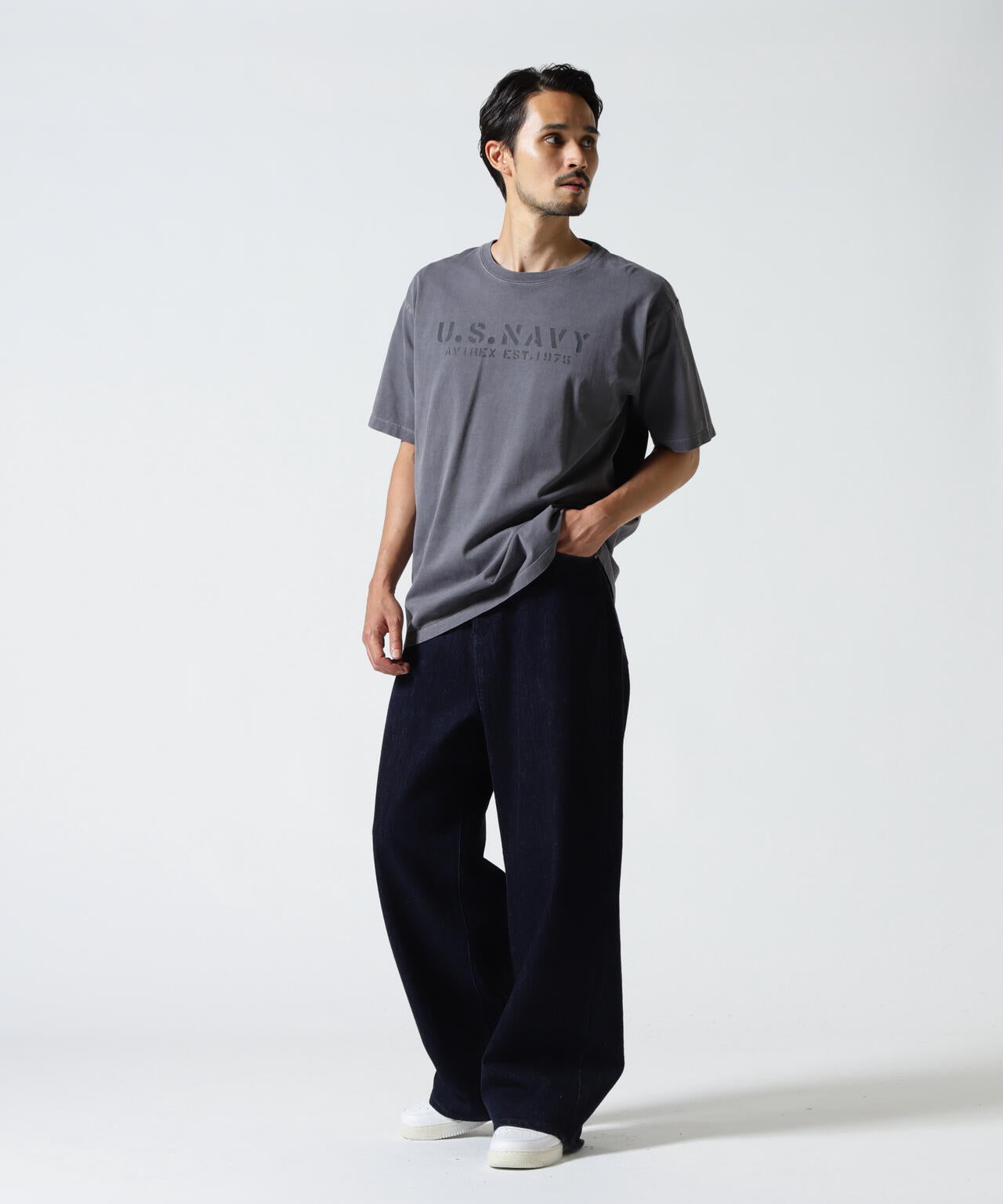 《直営店限定》FADE WASH TOP GUN T-SHIRT