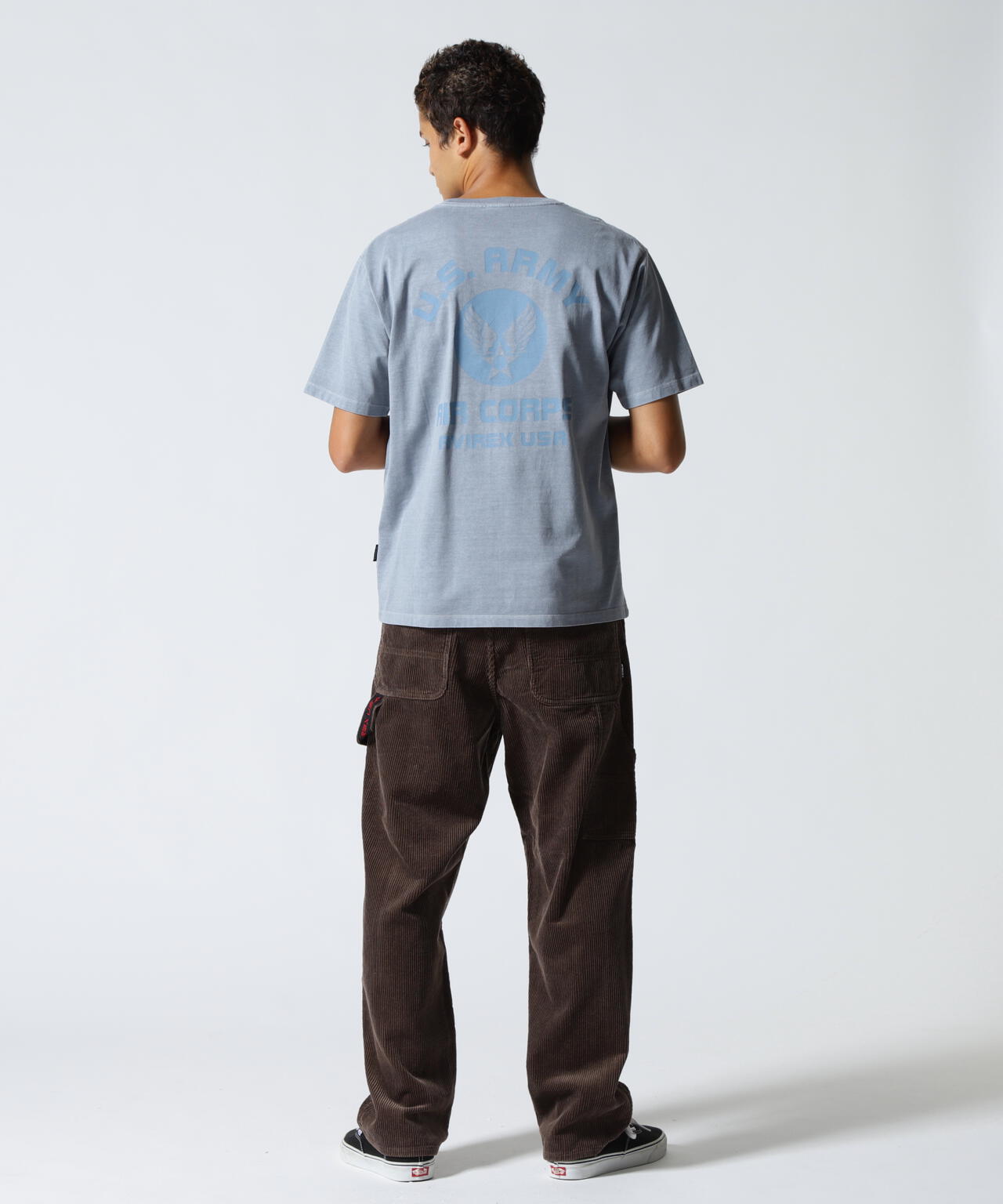 《直営店限定》FADE WASH AIR CORPS T-SHIRT
