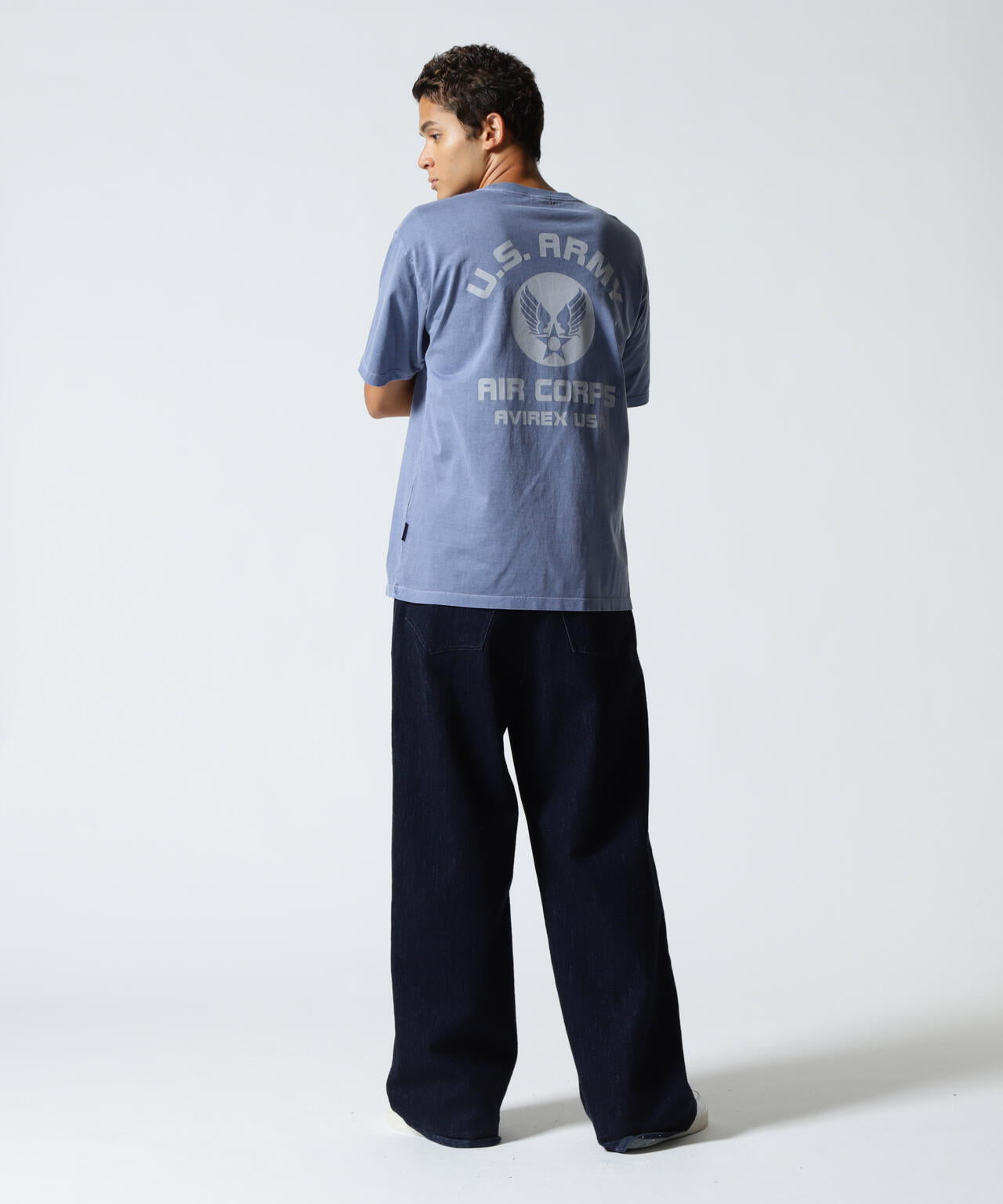 《直営店限定》FADE WASH AIR CORPS T-SHIRT