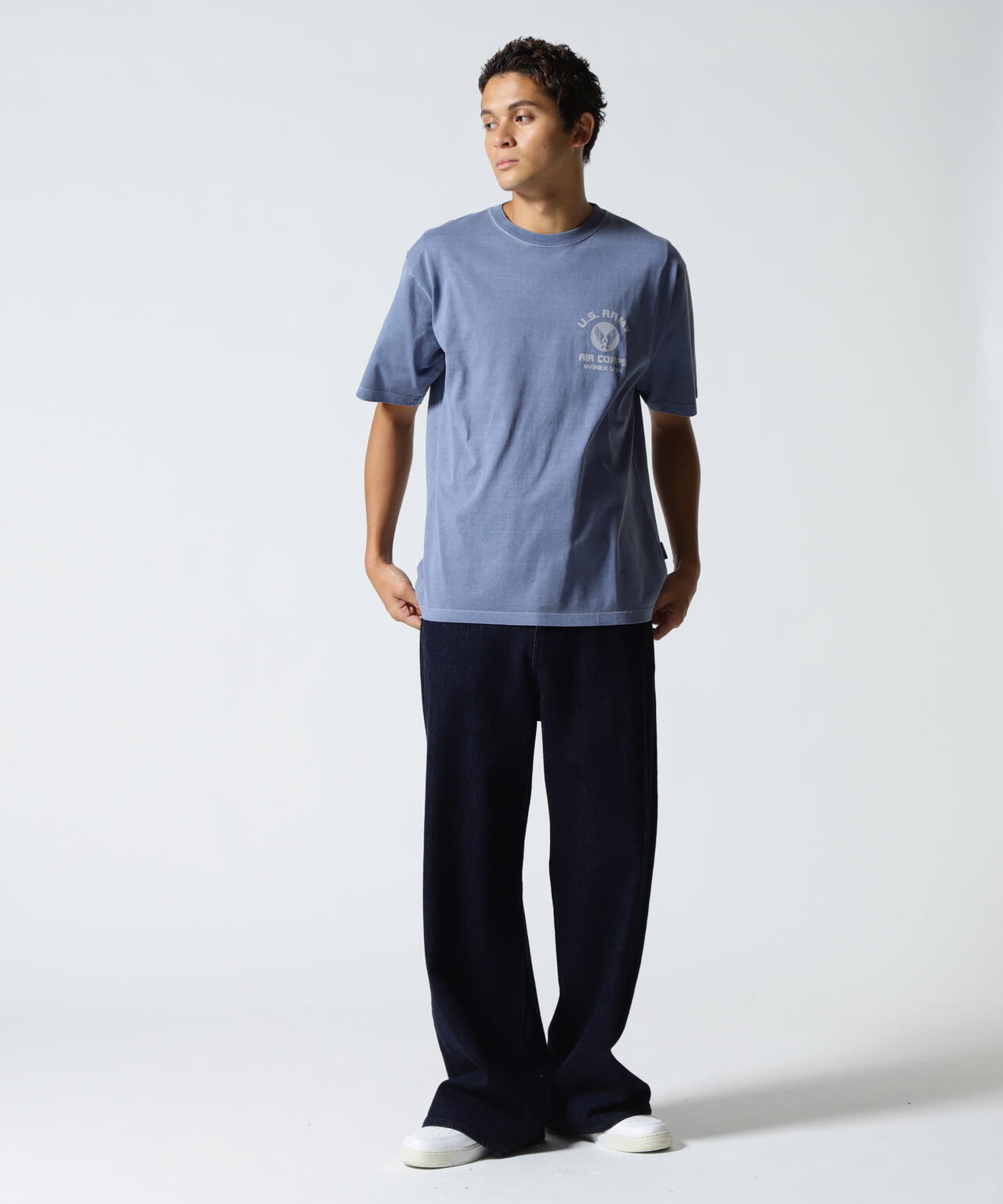 《直営店限定》FADE WASH AIR CORPS T-SHIRT