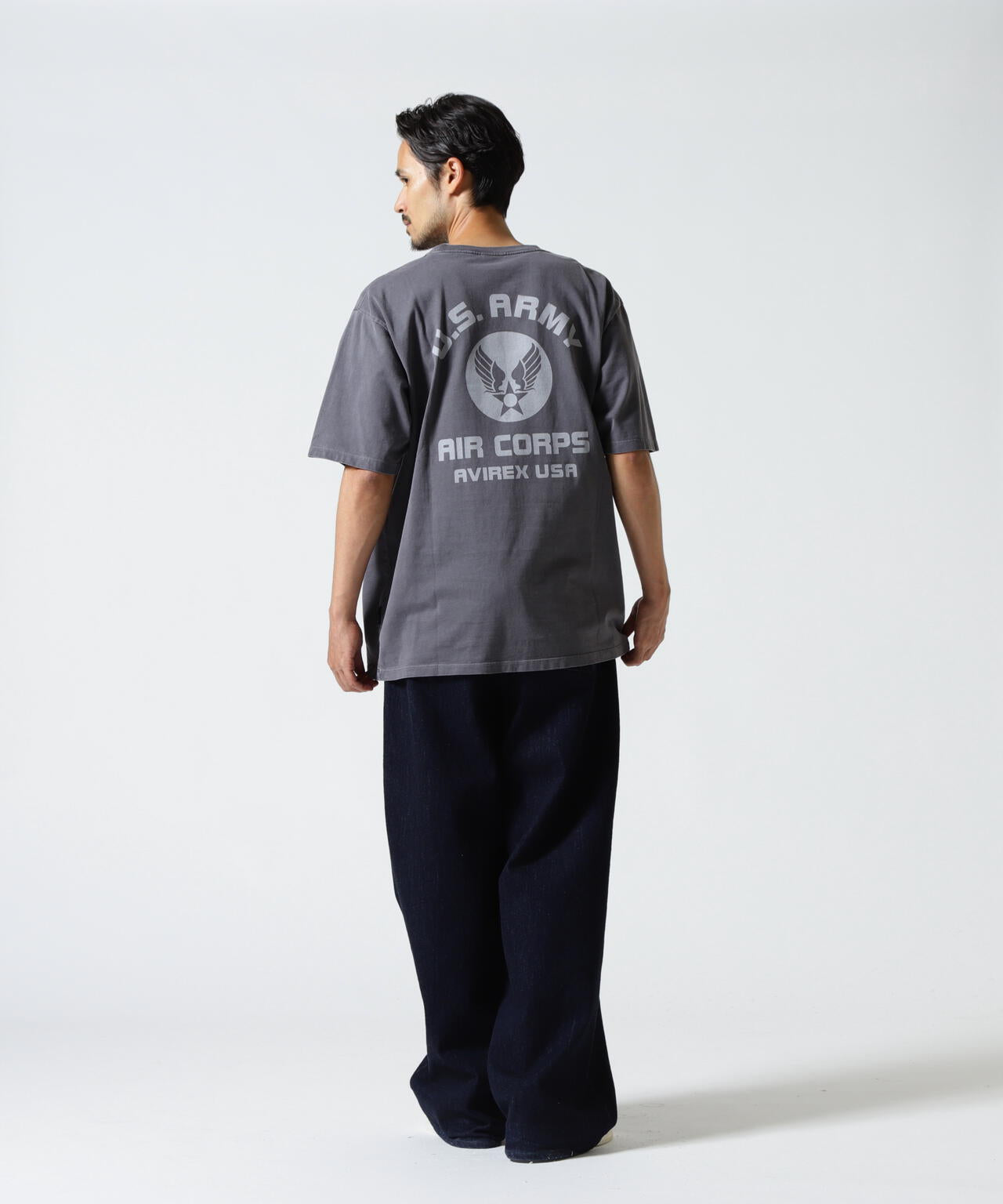 《直営店限定》FADE WASH AIR CORPS T-SHIRT