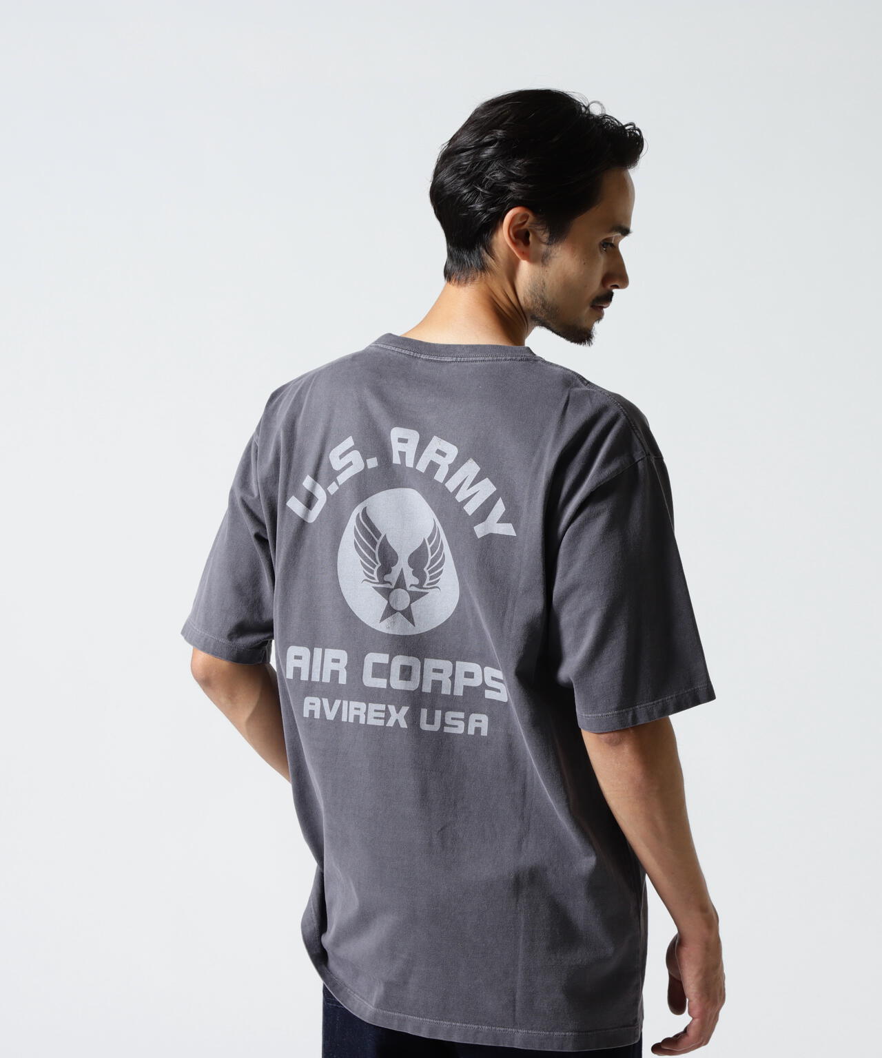 《直営店限定》FADE WASH AIR CORPS T-SHIRT