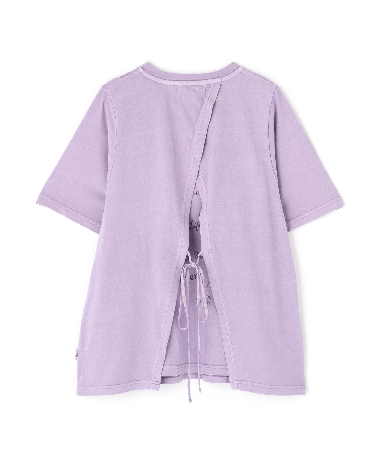 《WOMAN》HALF SLEEVE BACK LAYERED GRAPHIC T-SHIRT