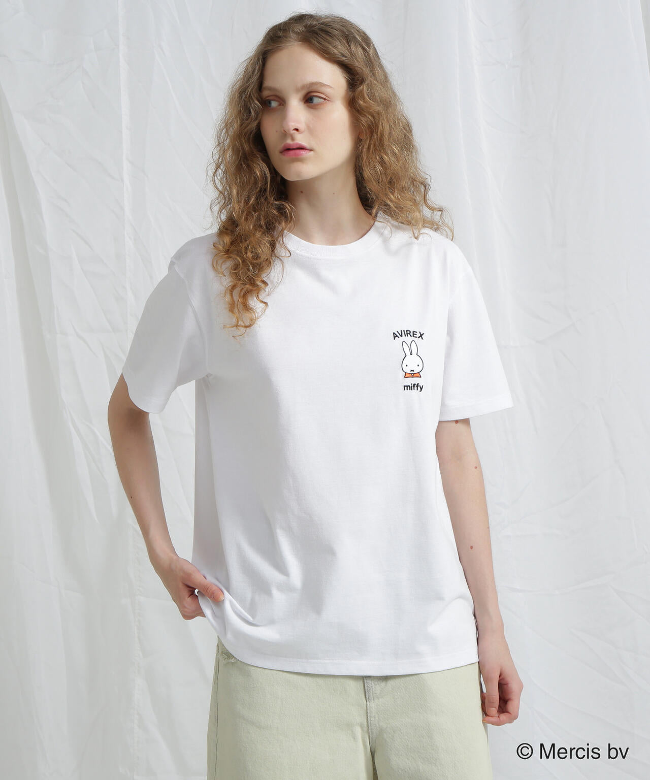 《AVIREX×miffy》WEB限定 SAGARA T-SHIRT/アヴィレックス×ミッフィー サガラTシャツ