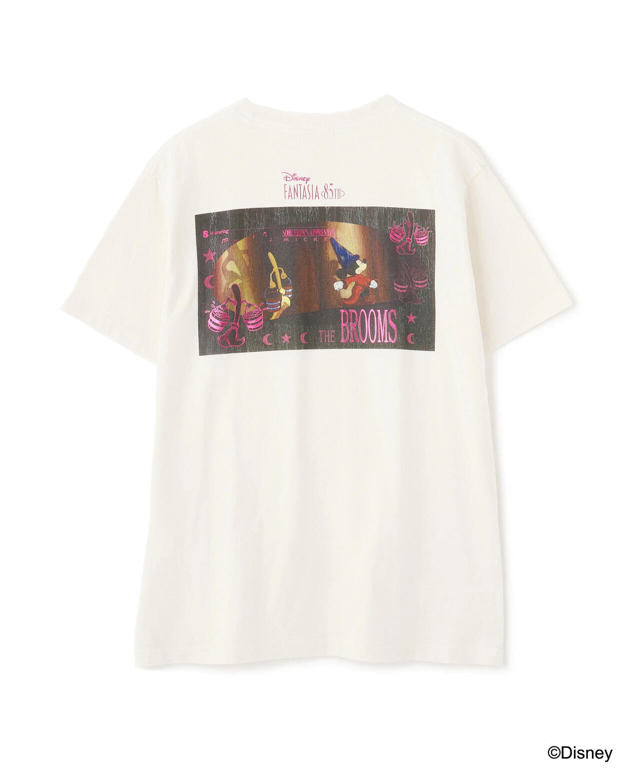 《Disney Collection》FANTASIA / MICKEY MOUSE / L-FOIL PRINT T-SHIRT