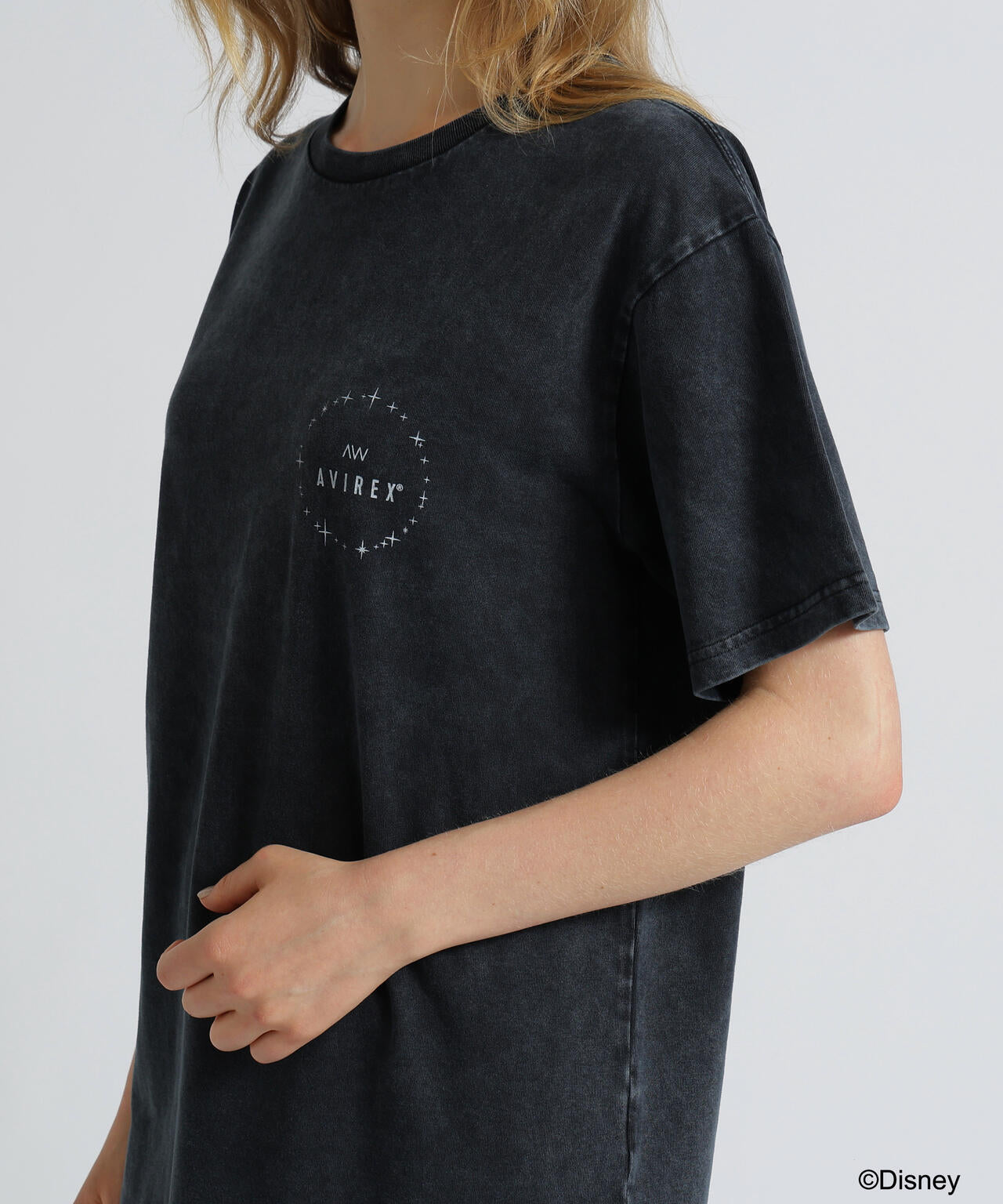 《Disney Collection》FANTASIA / MICKEY MOUSE / L-FOIL PRINT T-SHIRT