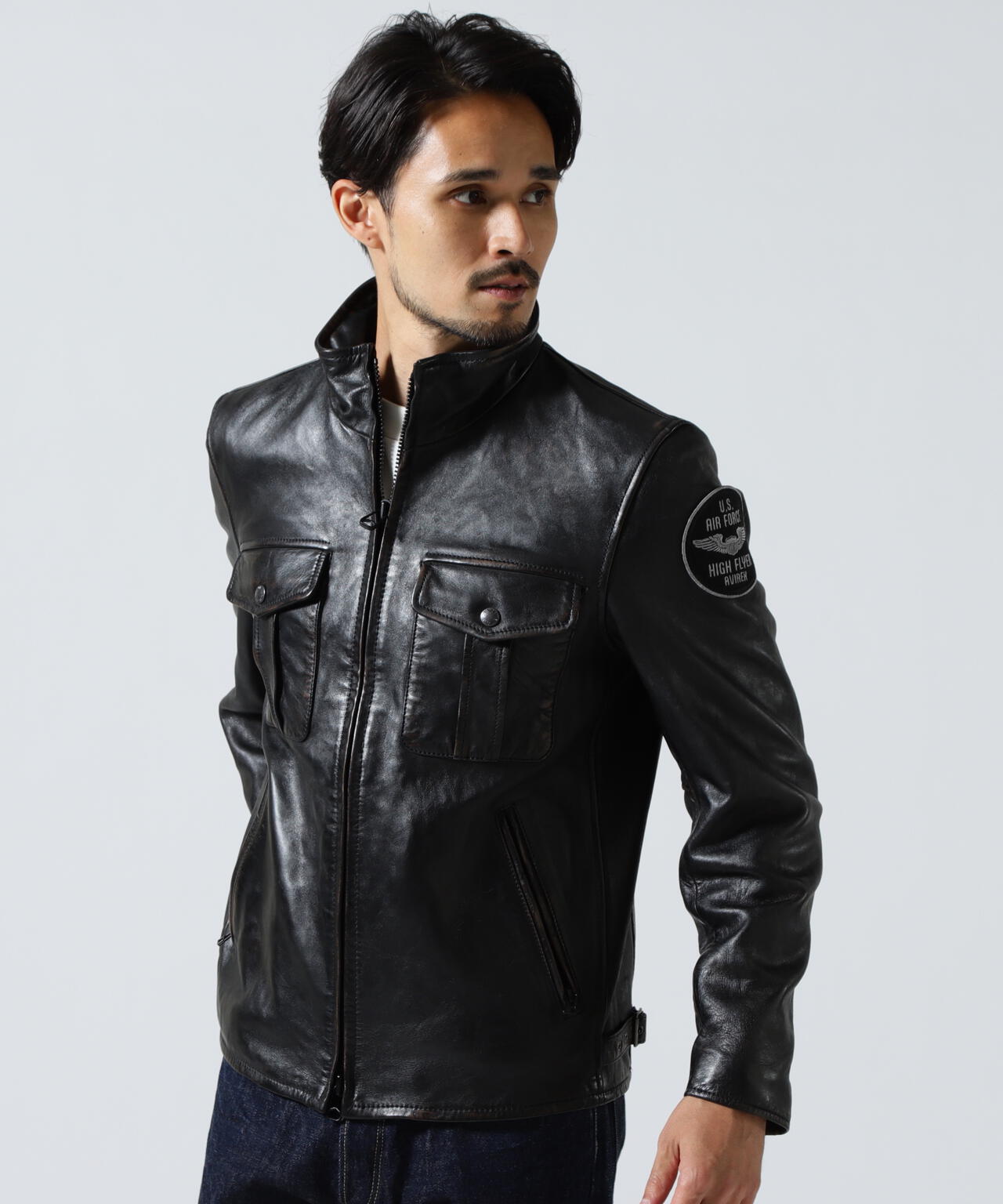 SHEEP SKIN STAND RIDERS JACKET