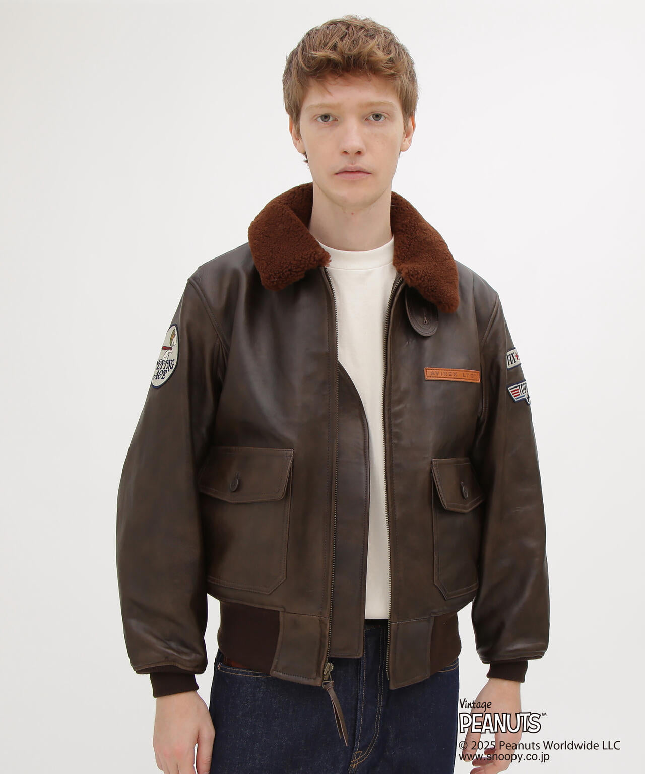 《AVIREX × PEANUTS》G-1 ”FLYING ACE”
