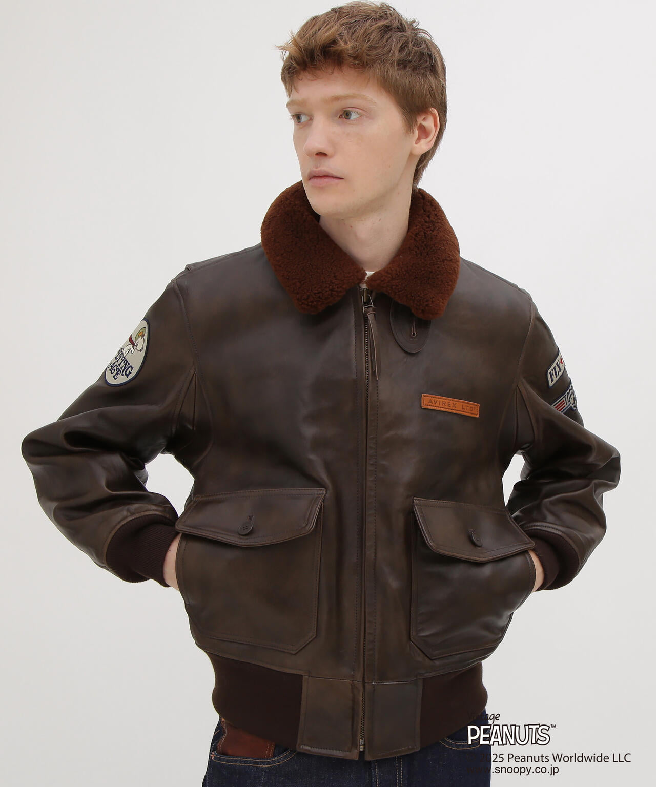 《AVIREX × PEANUTS》G-1 ”FLYING ACE”