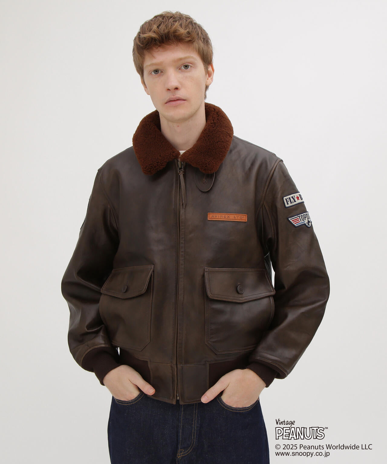 《AVIREX × PEANUTS》G-1 ”FLYING ACE”